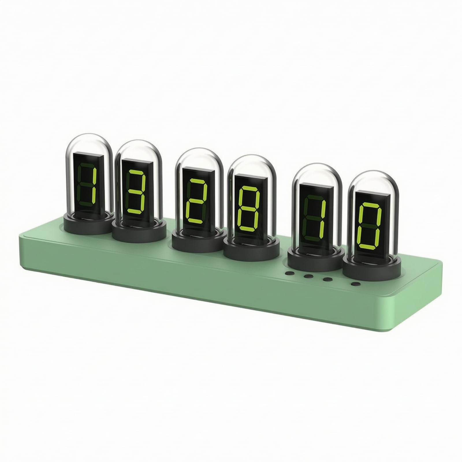 predolo Reloj con Tubos Electrónico, Verde