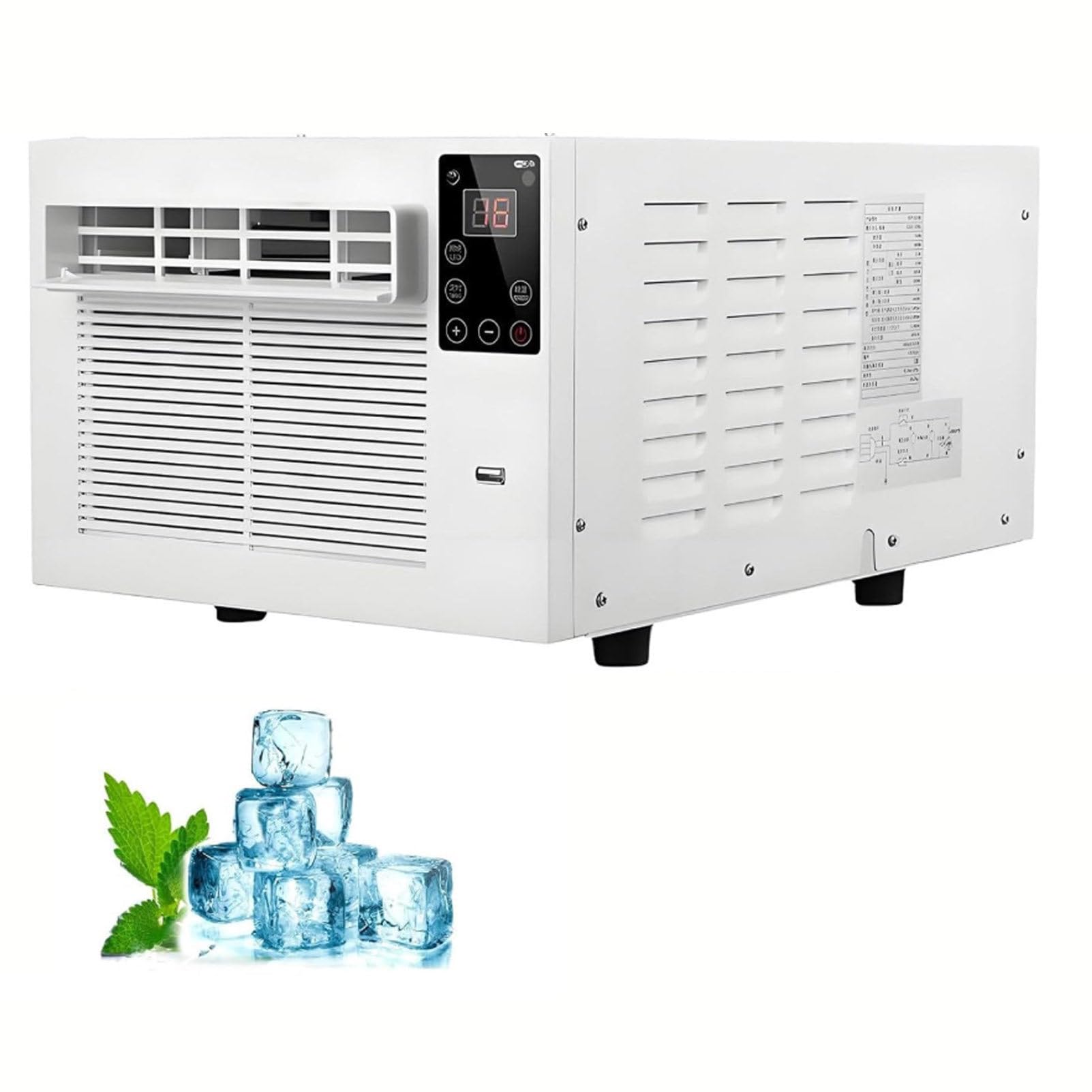 AYCDL Portable Air Conditioner, Small AC Unit with Remote, Cooling & Dehumidifying Dual Mode, 24H Timer, Low Power, Quiet Spot Cooler for Camping, Tent,Airconditioning
