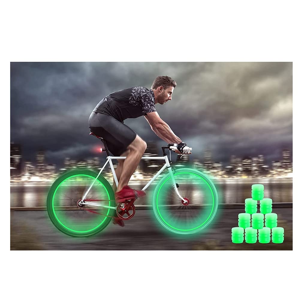 Lot de 1000 bouchons de valve de pneu universels pour moyeu de roue de voiture - Anti-poussière - Vert
