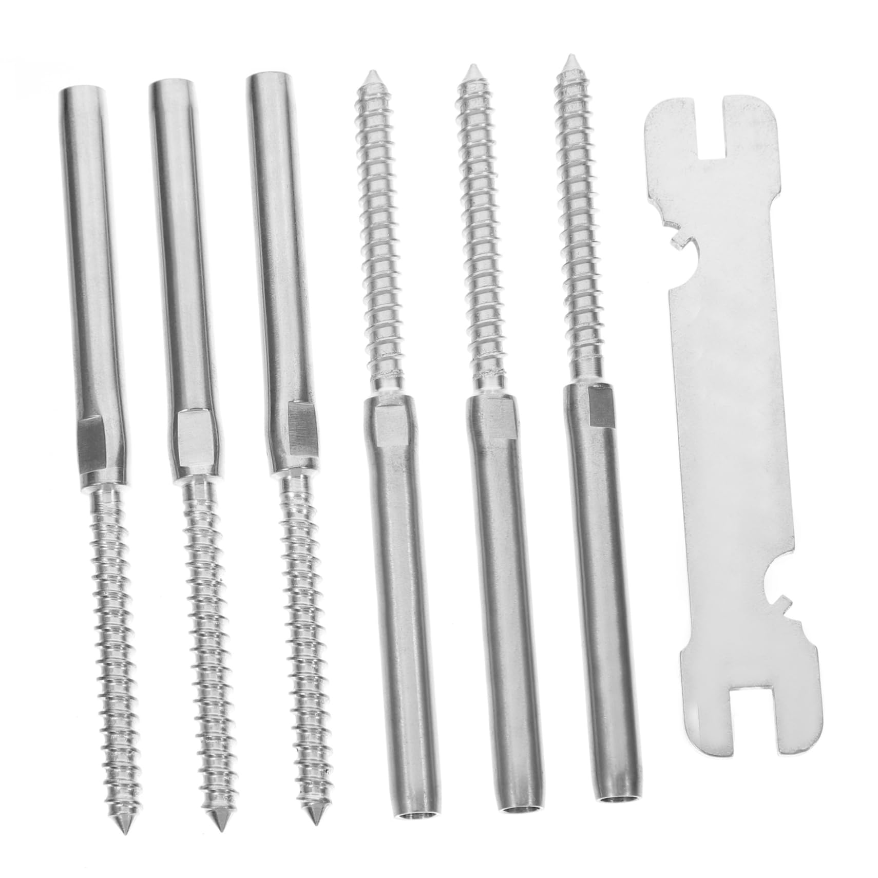 ARTIBETTER Stainless Steel 3/16 Lag Screws for Cable Railing Kit Wire Railing Hardware