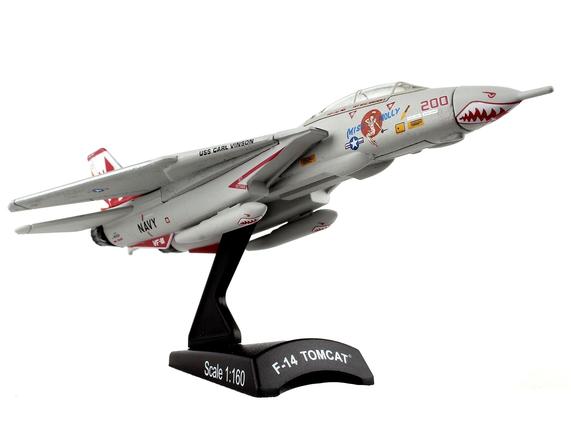 Amazon | POSTAGE STAMP 1/160 F-14A アメリカ機軍 MISS MOLLY  