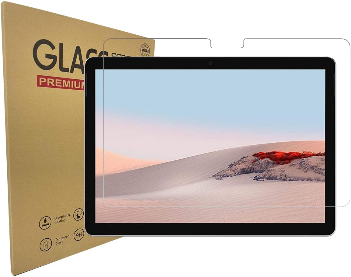 Al-HuTrusHi Screen Protectors compatible with Surface Go 3 10.5 Inch/Surface Go 2 / Surface Go 1, 9H hardness, anti-scratch, anti-bubbles, [ 1 Pack ]