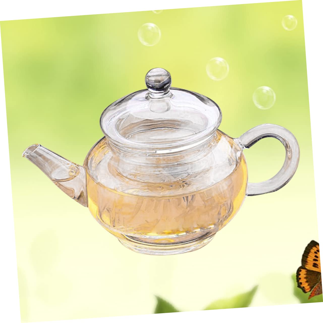 NAMOARLY Carafe Pot for Coffee and Tea Heat-resistant Kettle Stovetop Safe Reusable Filter