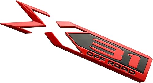 Miniatura 7 de Paquete de 2 emblemas todoterreno X31 84682662 de repuesto para GMC Sierra 1500 2019 2020 2021 2022 (negro brillante)