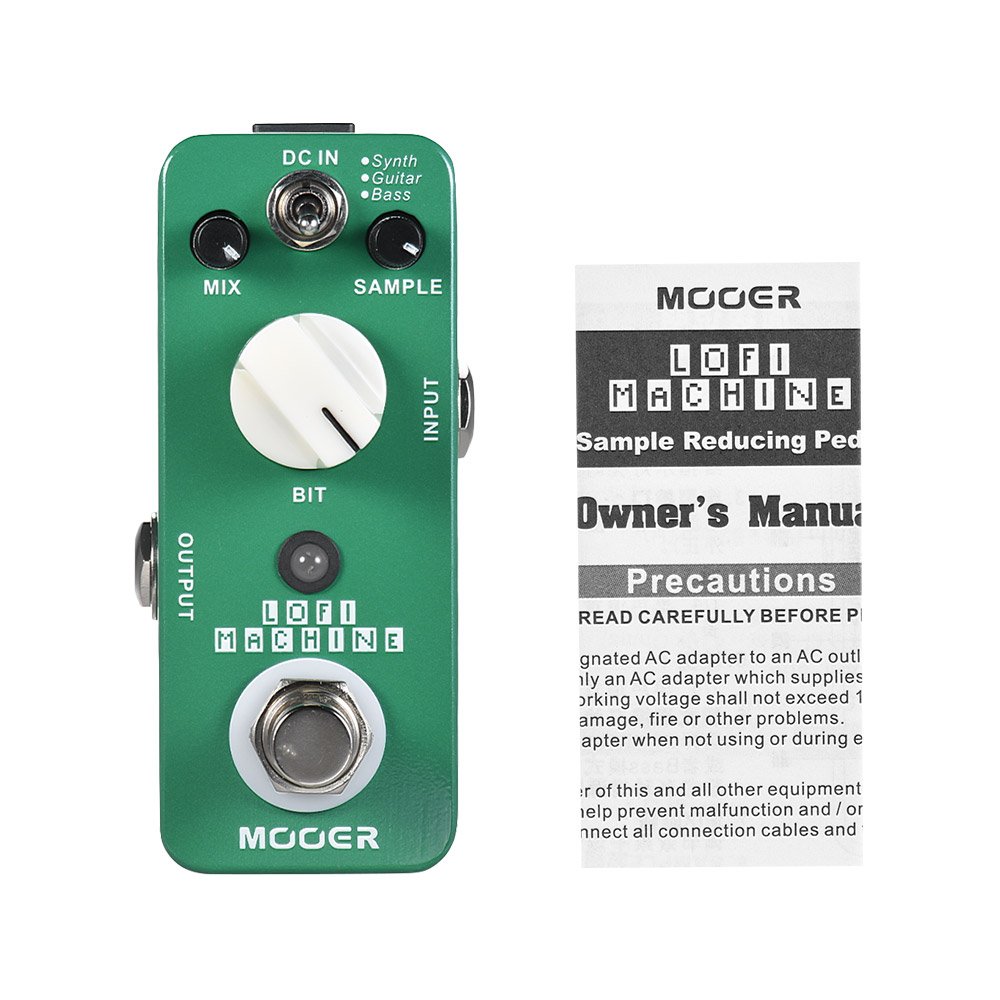 LOFI MACHINE Redukcja Próbek pedał Efektów Gitarowych 3 Tryby True Bypass w Całości z Metalu Obudowa dla Entuzjastów Gitary