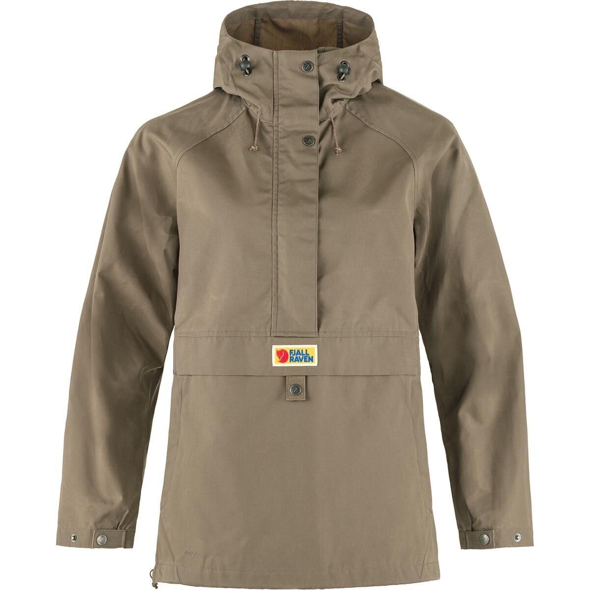 Fjallraven 87009-244 Vardag Anorak W Jacket Women's Suede Brown Size XL
