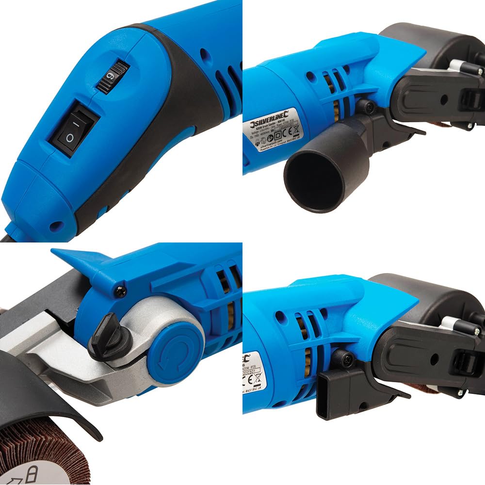 Silverline 980293 Ponceuse à tambour 420 W