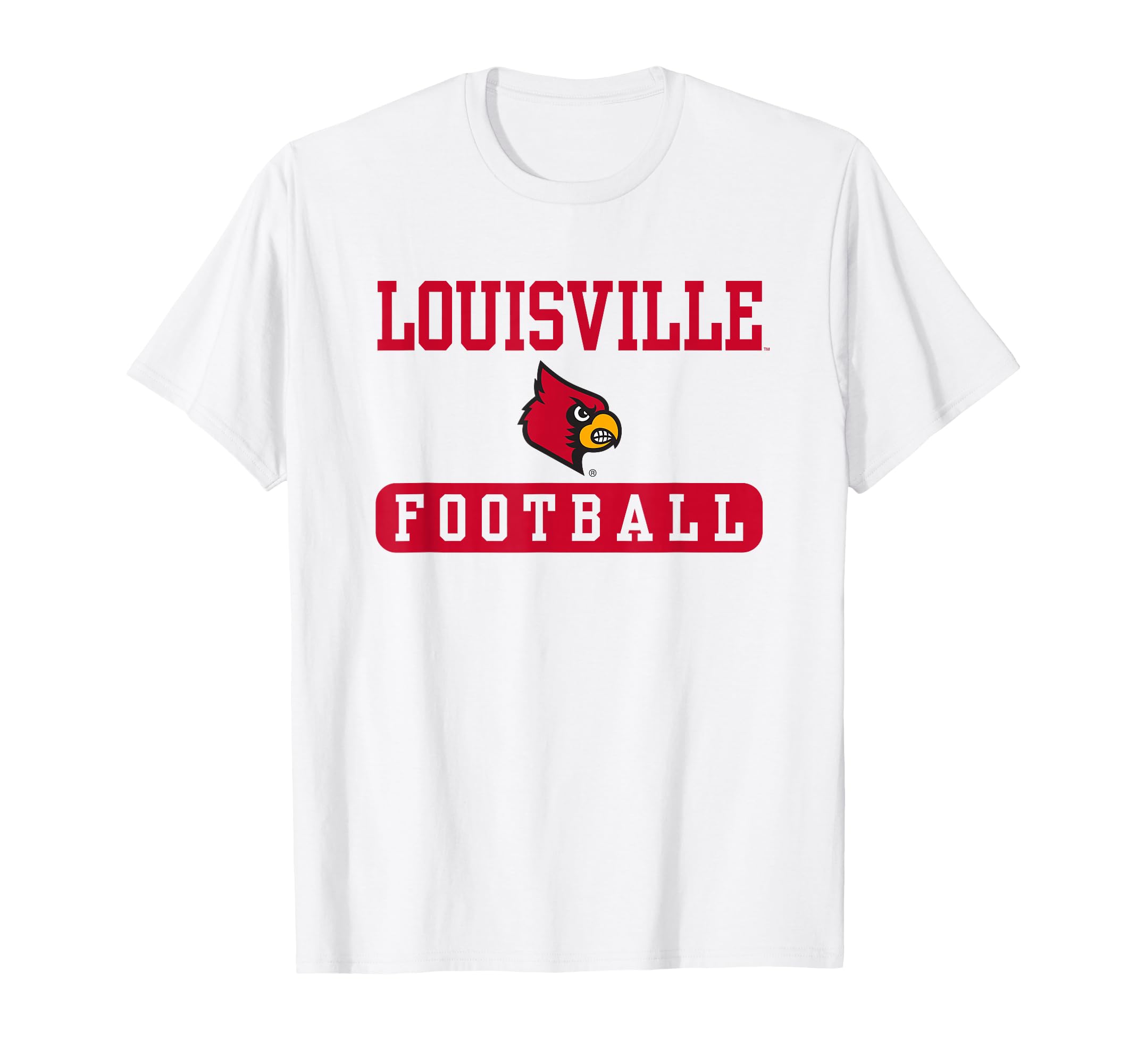 Louisville Cardinals Football Logo Officially Licensed T-Shirt