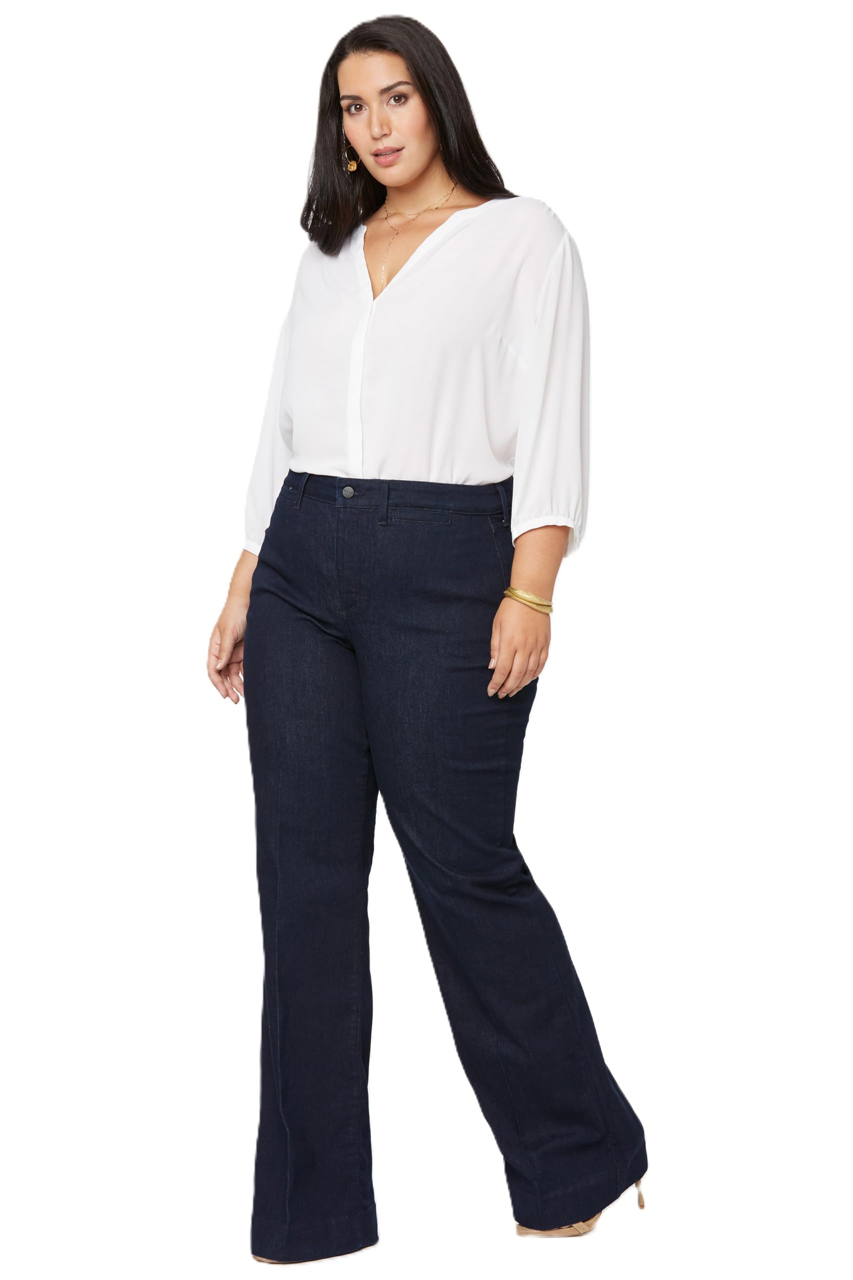 NYDJ Womens Plus Size Teresa Trouser
