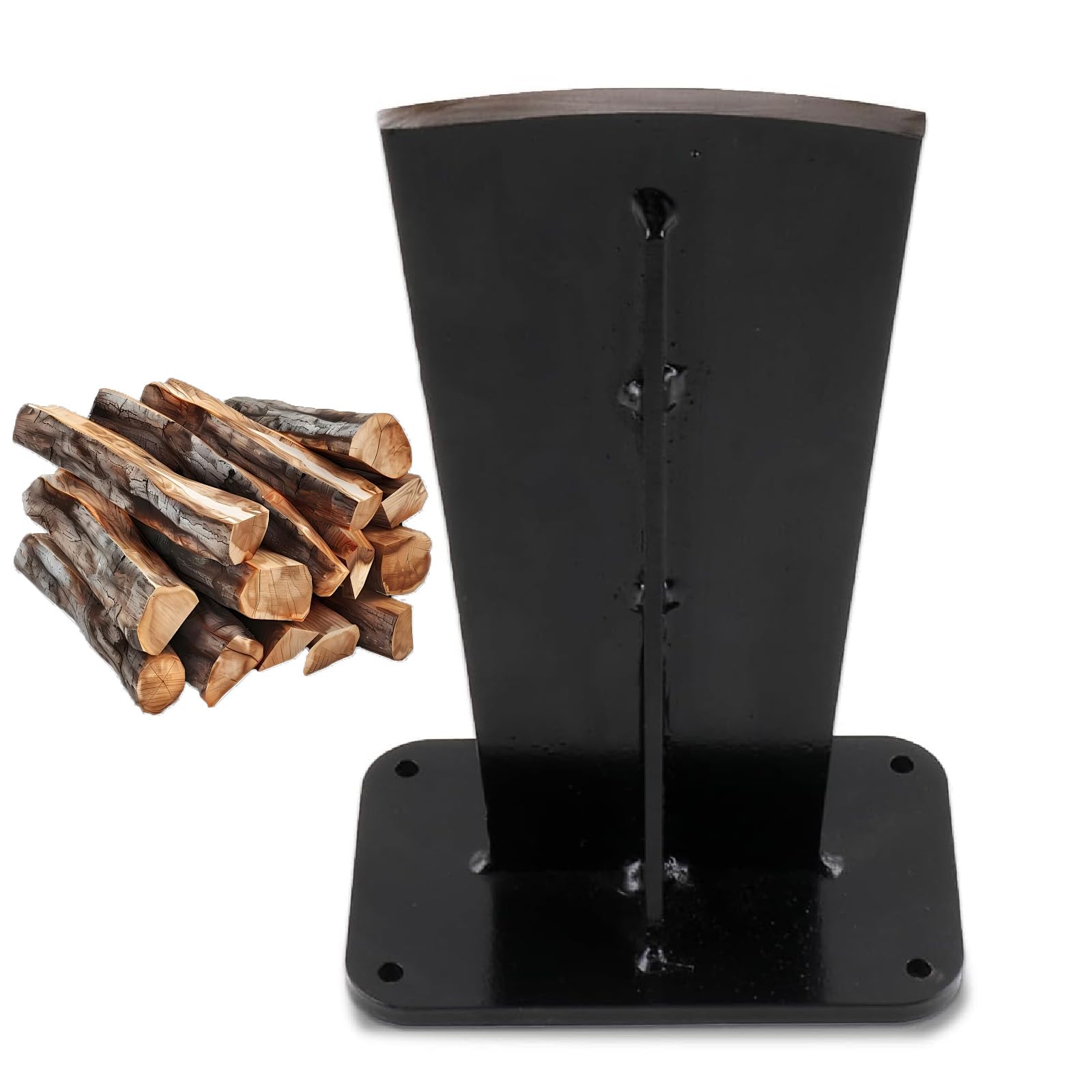 Holzspalter manuell, Anzündholz Spalter Handholzspalter, Gefertigt aus Hochfestem Stahl, Spalter Holz Wood Splitter manueller Holzspalter für Indoor & Outdoor, 13x10x20cm