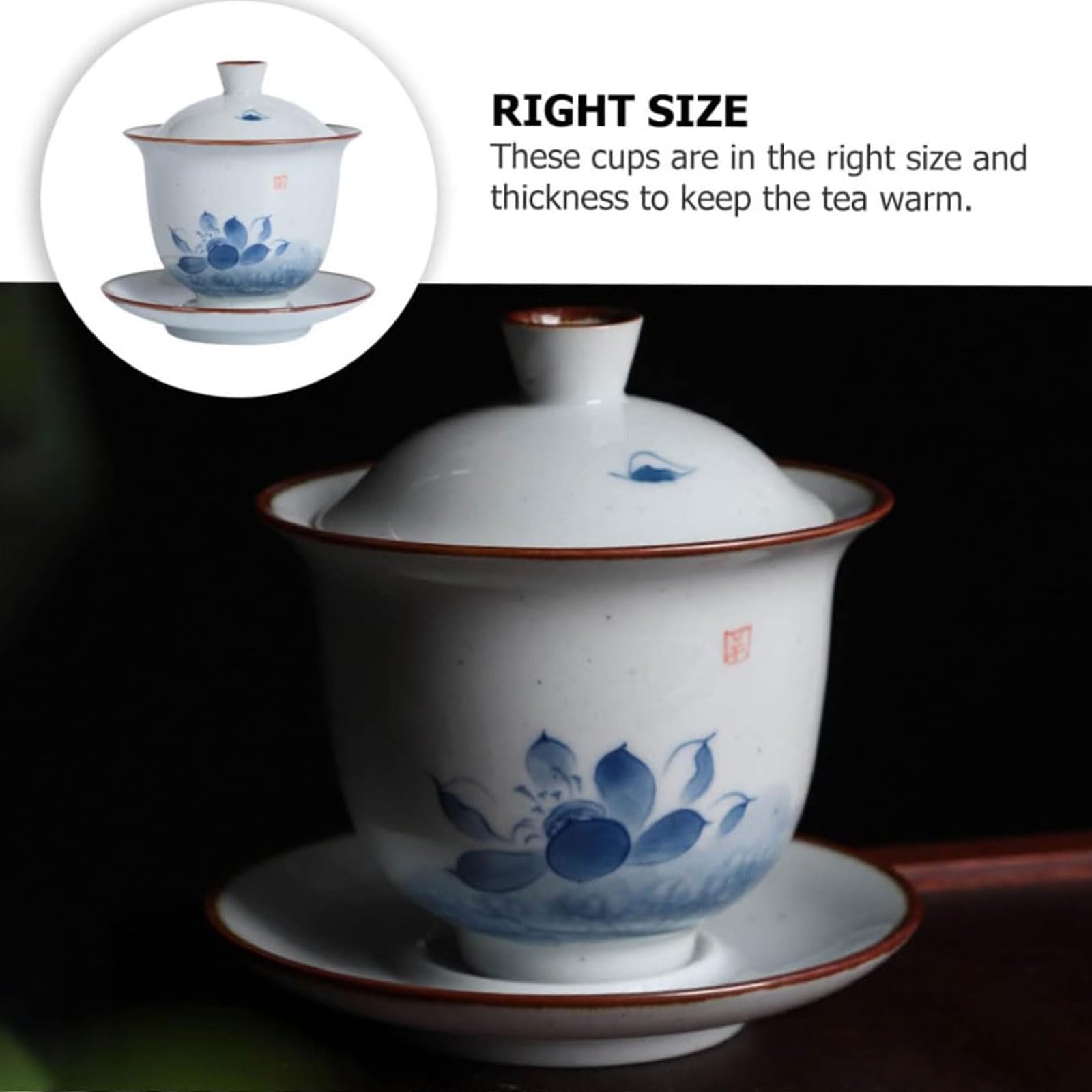 ppARK Teetasse Teeschale, Keramik, Teegeschirr, Teetasse, handgefertigt, Vintage-Teetasse für Urlaub, Geschenk, Couchtisch, Teestube, Büro teeschale