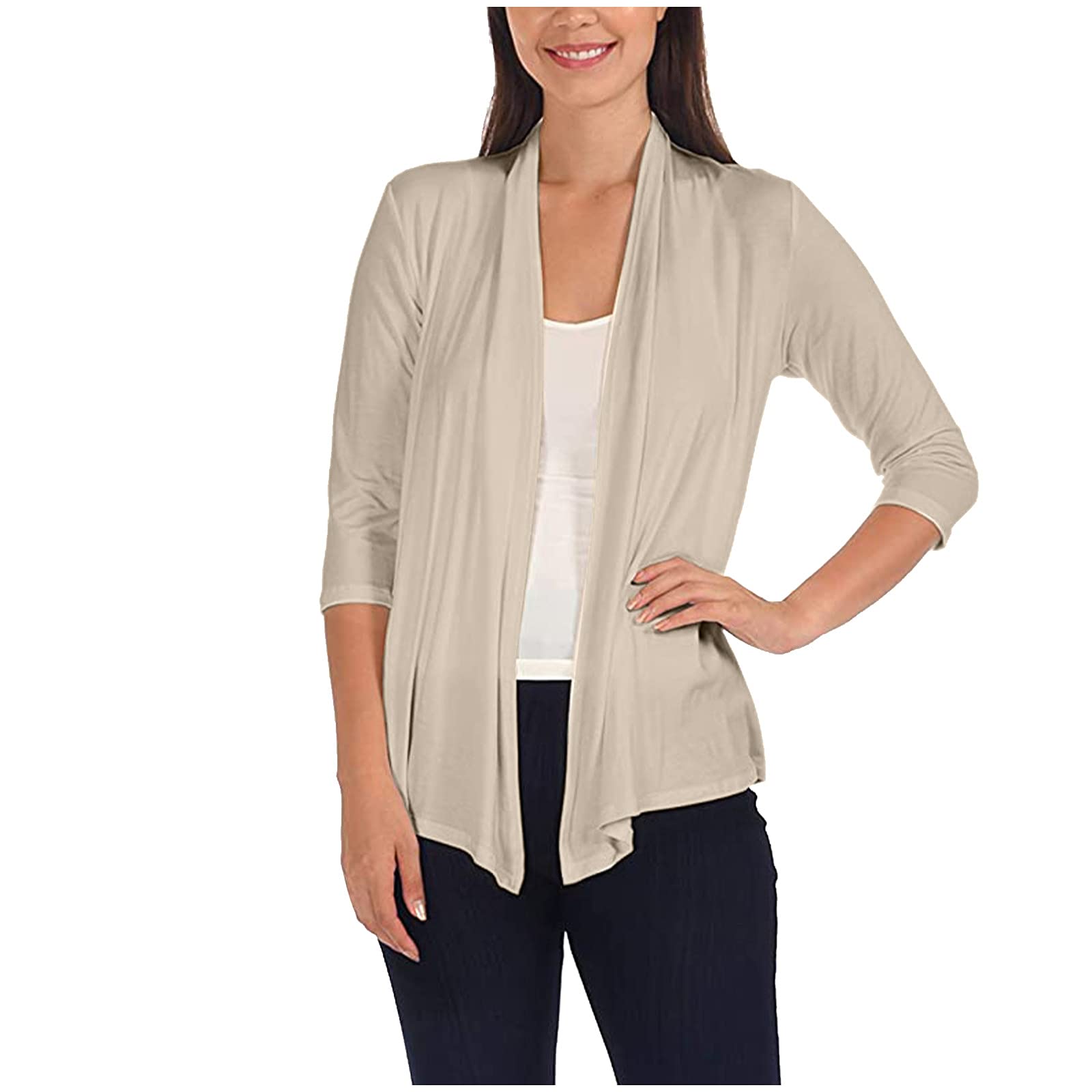 Loose Coat Short Sleeve Cardigan 