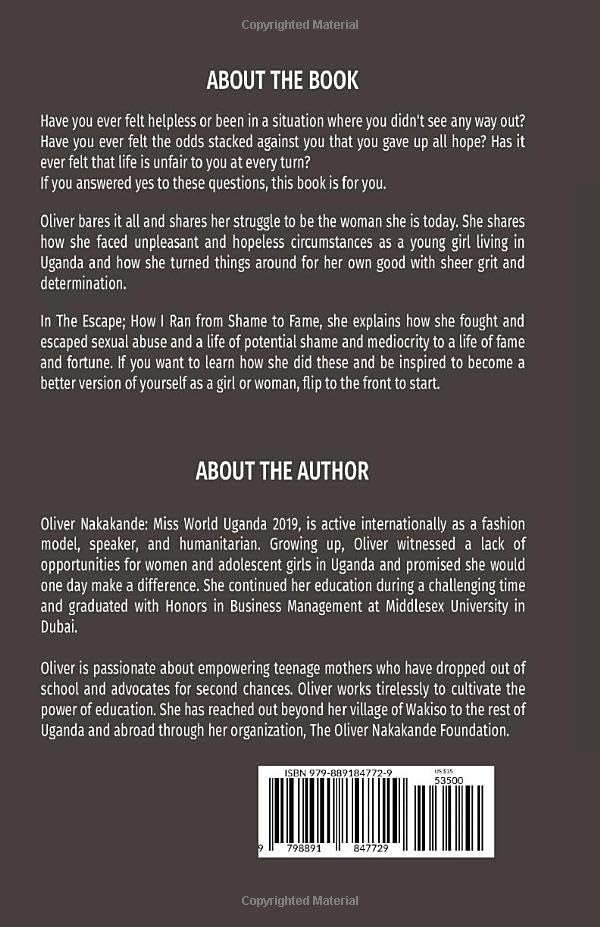 Miniatura 2 de The Escape How I Ran from Shame to Fame