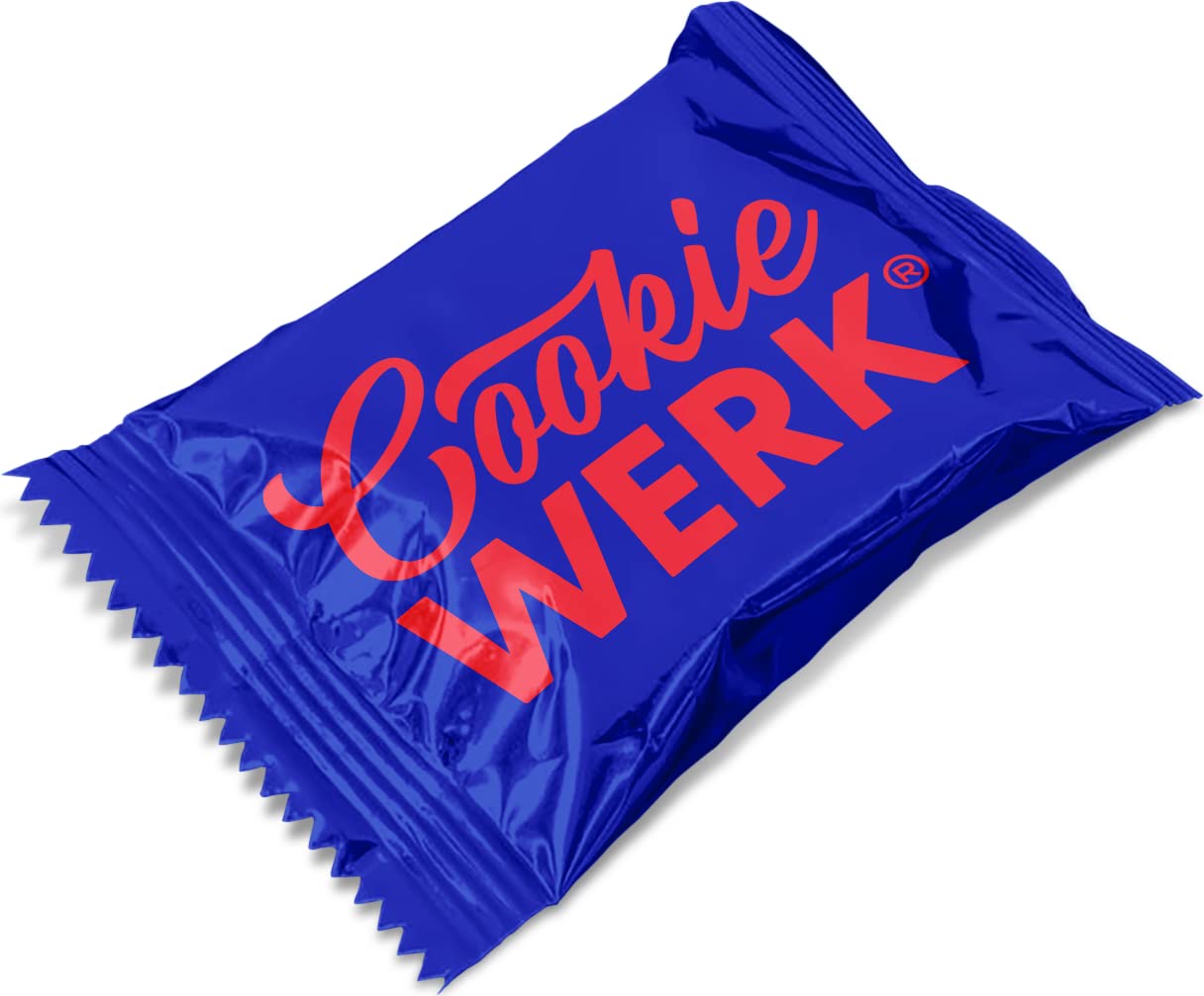 Cookie Werk | Night Cookie | Blaue Verpackung & Rote Schrift