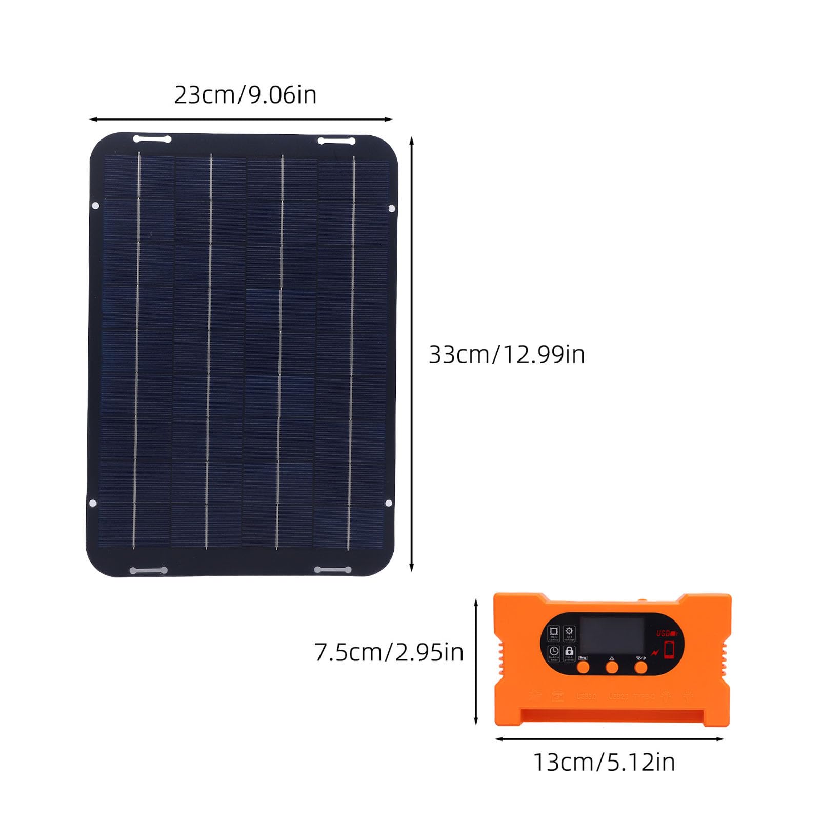 12W 18V Panel Słoneczny IP65 Wodoodporny Panel Słoneczny Bateria