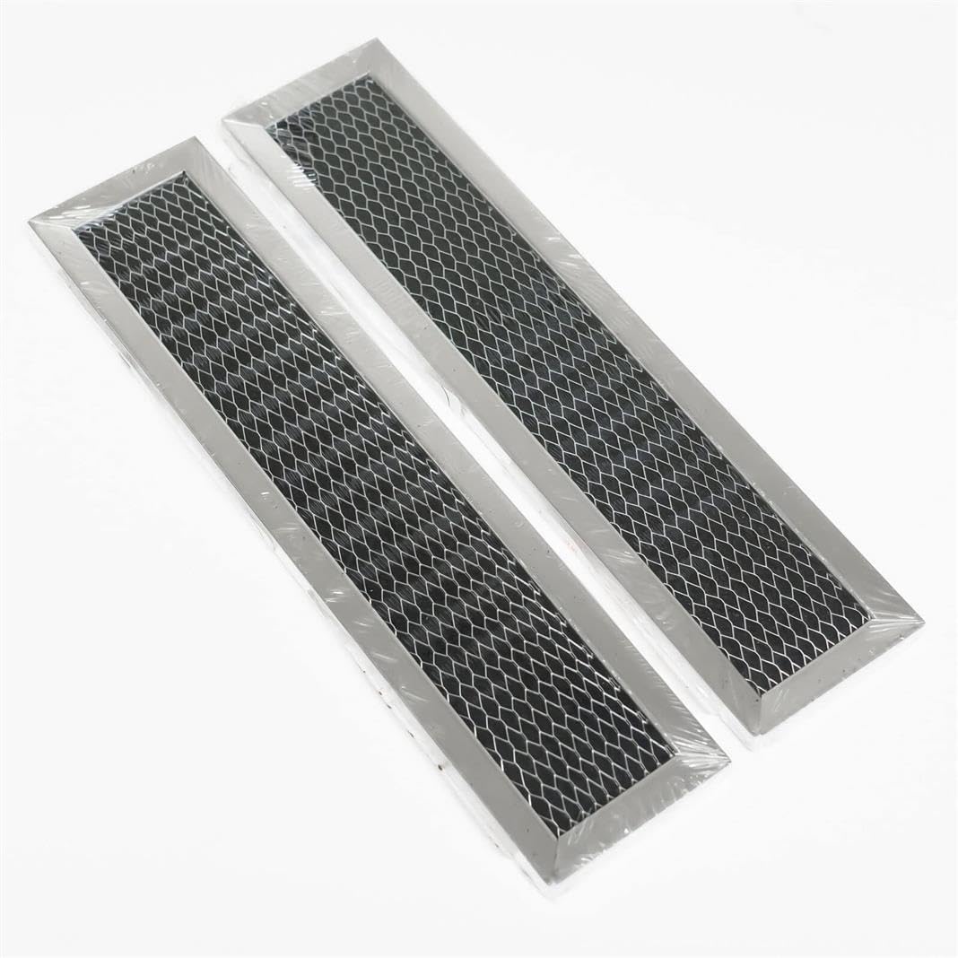 2 Pack WB02X35607 JX81D Microwave Hood Charcoal Carbon Filter Replacement for GE OEM