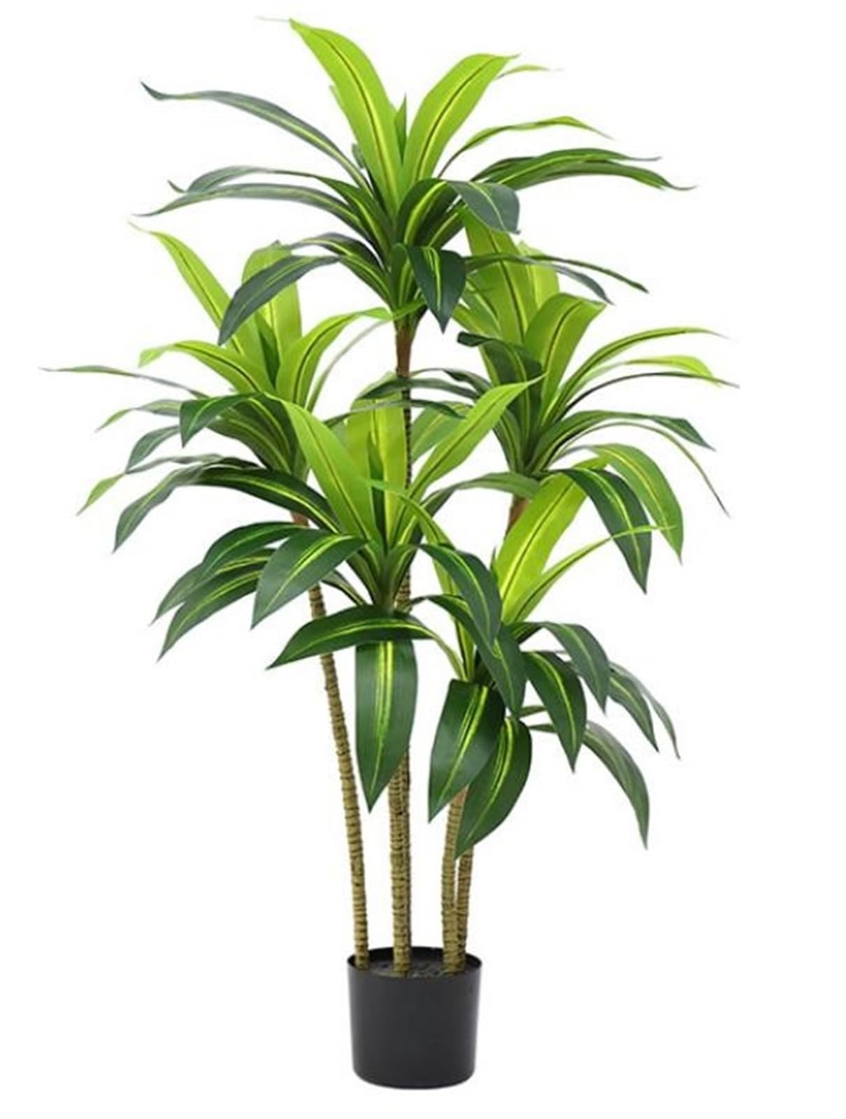 AYCDL Artificial Tree Plants 4FT Dracaena Tree Faux Plants,Tall Artificial Plants For Indoor, Fake Trees For Home Decor Office Decoration Artificial Tree,