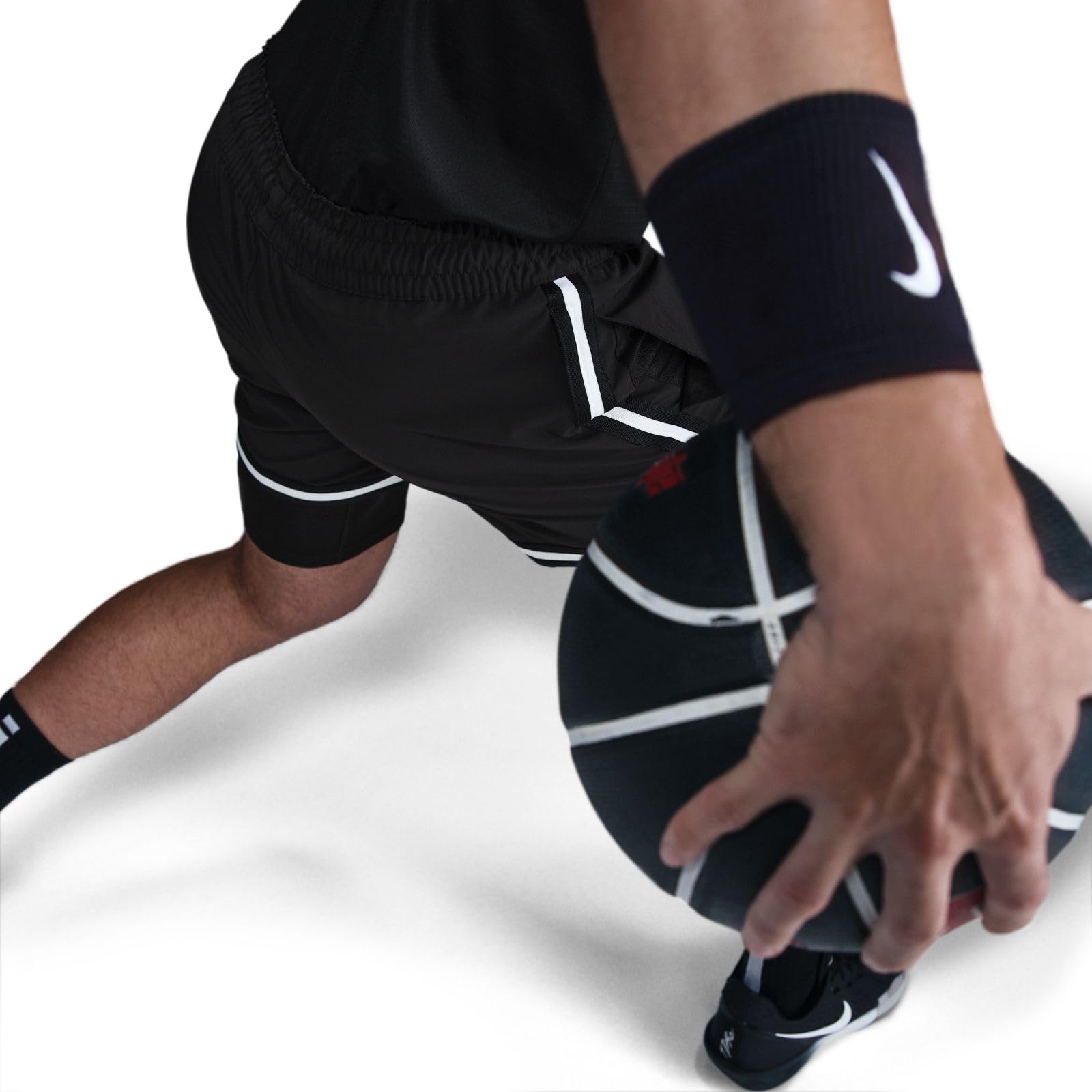 Nike - Nike Dna Dri-Fit 2-in-1-basketballshorts (Ca. 10 Cm, Herren), Dri-Fit Pantaloncini da Basket 2 in 1 (Circa 10 cm, da Uomo) Uomo