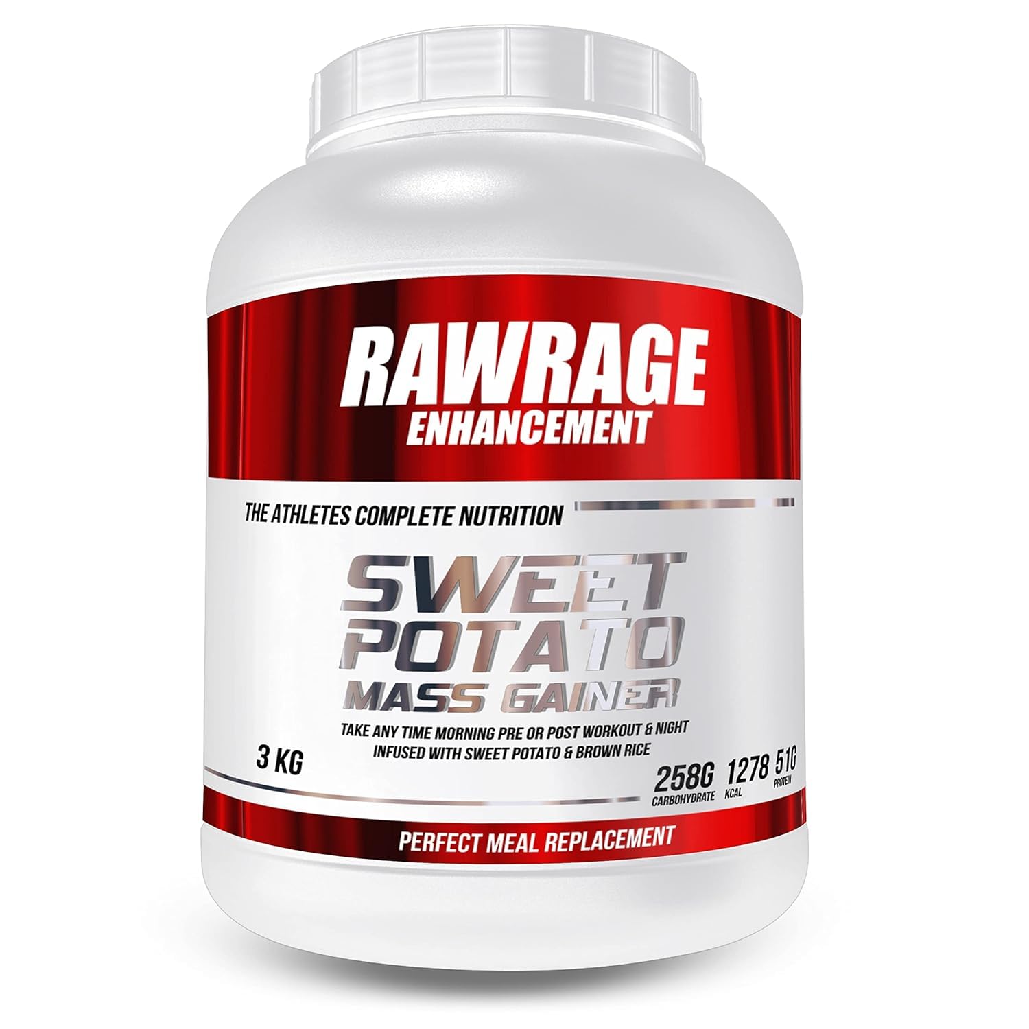 Rawrage Extreme Muscle Builder Sweet Potato mass gainer (Jar) 3 kg (B0CKF91YML) Amazon Price History, Amazon Price Tracker