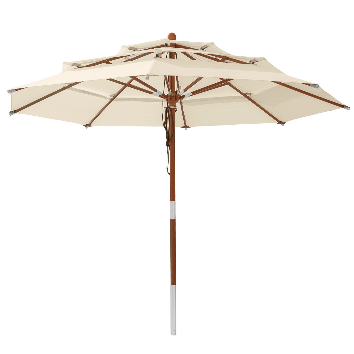 anndora Sonnenschirm 3,5 m rund Gartenschirm 3 lagig - Modelle zur Auswahl