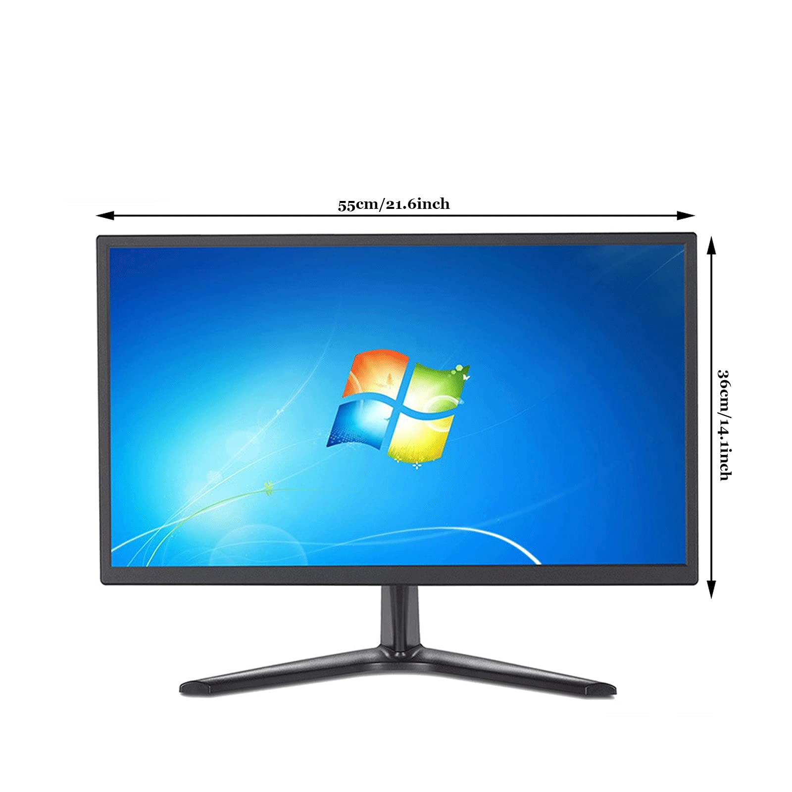 Amazon.co.jp: デスクトップモニター、22/24/27インチ超薄型平面外部 