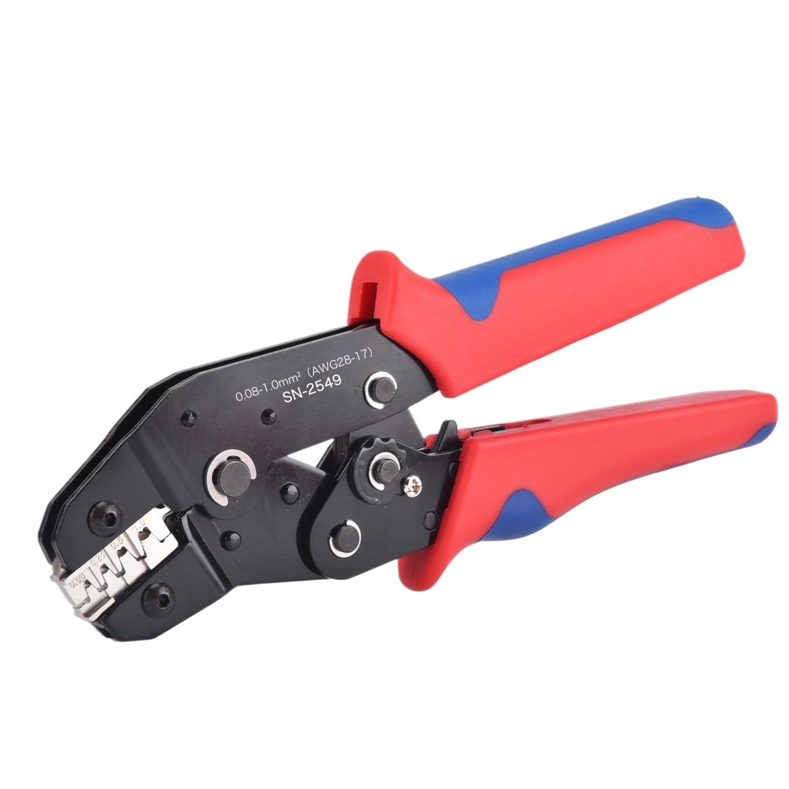 Kvkitklw Sn-2549 Ratcheting Crimping Tool 0.08-1.0 Mm ² 18-28Awg For Ph2.0/Xh2.54/2.54/2.8/3.0/3.96/4.8/Kf2510/Jst Terminal