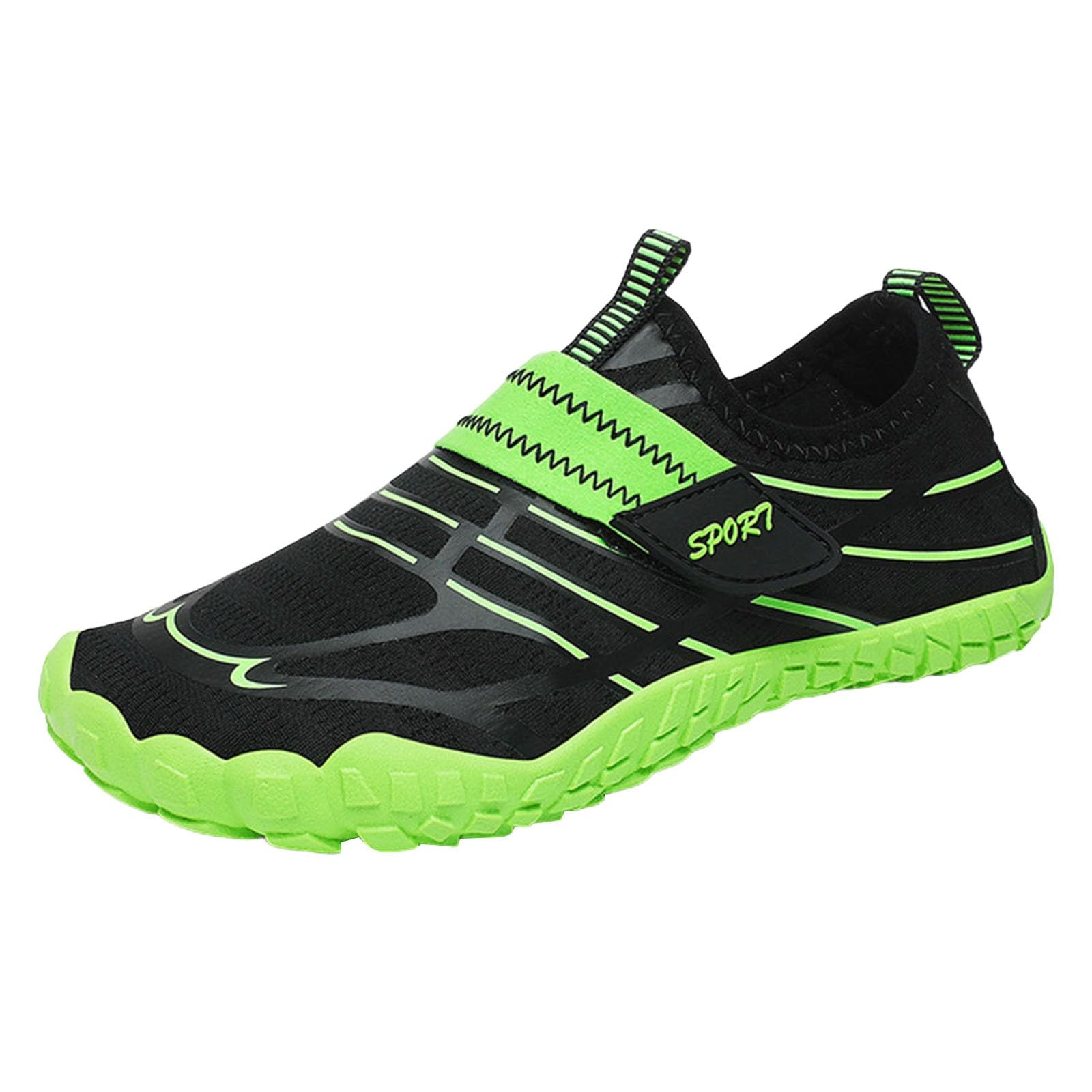 Generisch Chaussures aquatiques unisexes pour enfants - Chaussures aquatiques - Chaussettes aquatiques pour garçons et filles - Sportives - Natation - Surf - Plongée - Plage pieds nus - Séchage rapide