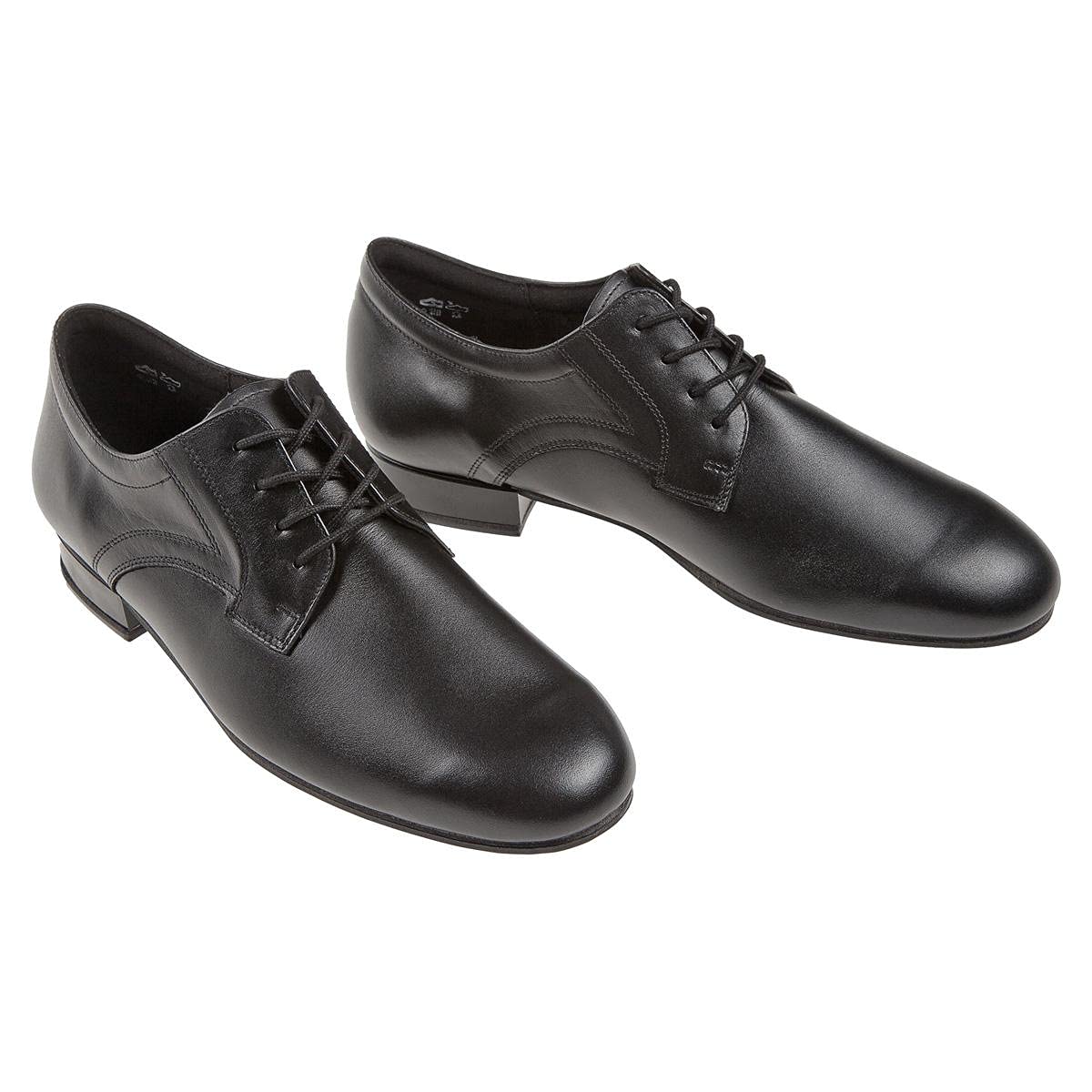 Diamant Herren Tanzschuhe 085-025-028-V - Leder Schwarz - Weit - 2 cm Standard-Absatz - VarioSpin Sohle - Made in Germany