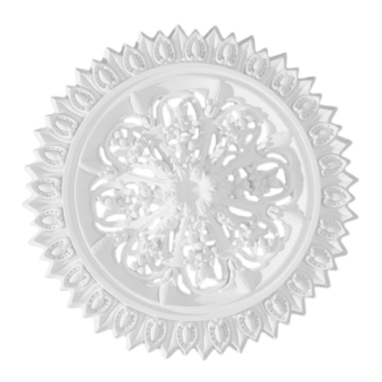 Foelanne White K Pu Ceiling Light Medallion White Multiple Sizes(,53Cm)