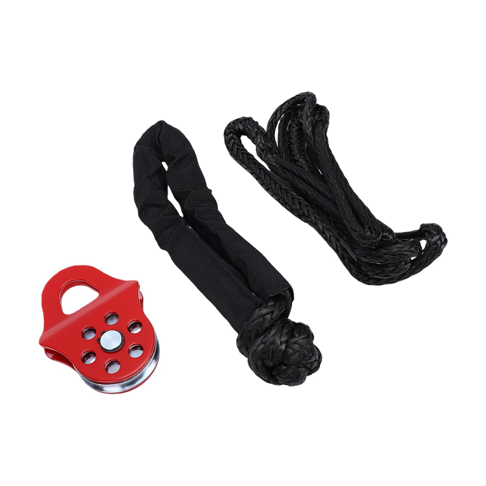 Kit de Récupération Véhicule, Kit de Remorquage 6T avec Poulie de Renvoi,