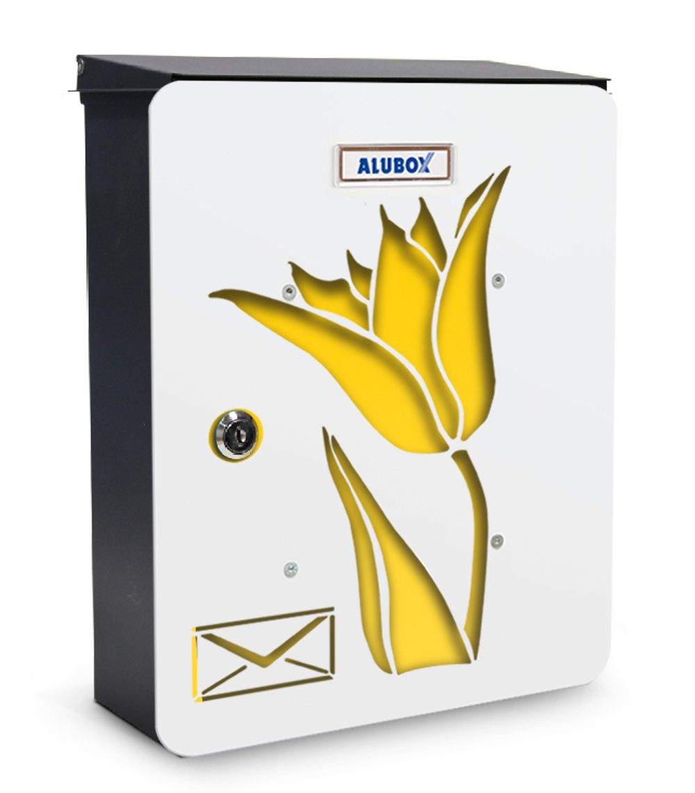 Frontale Intercambiabile Per Cassetta Postale MIA - Design Farfalla Viola - Foto 1