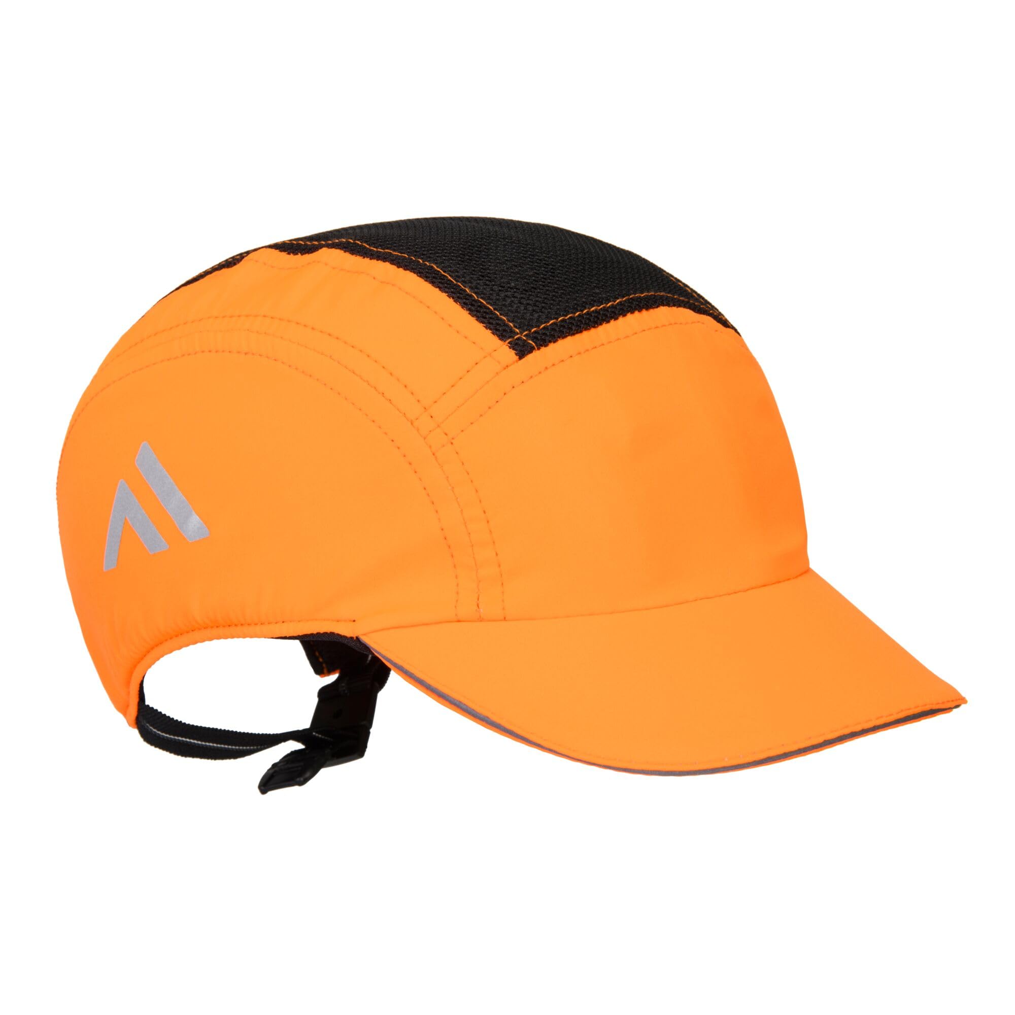 Portwest PS79 AirTech Light Bump Cap Lightweight Head Protection Impact Resistant Shell Ventilated Design Reflective Piping Adjustable Fit Certified Safety, Orange, One Size — image 1