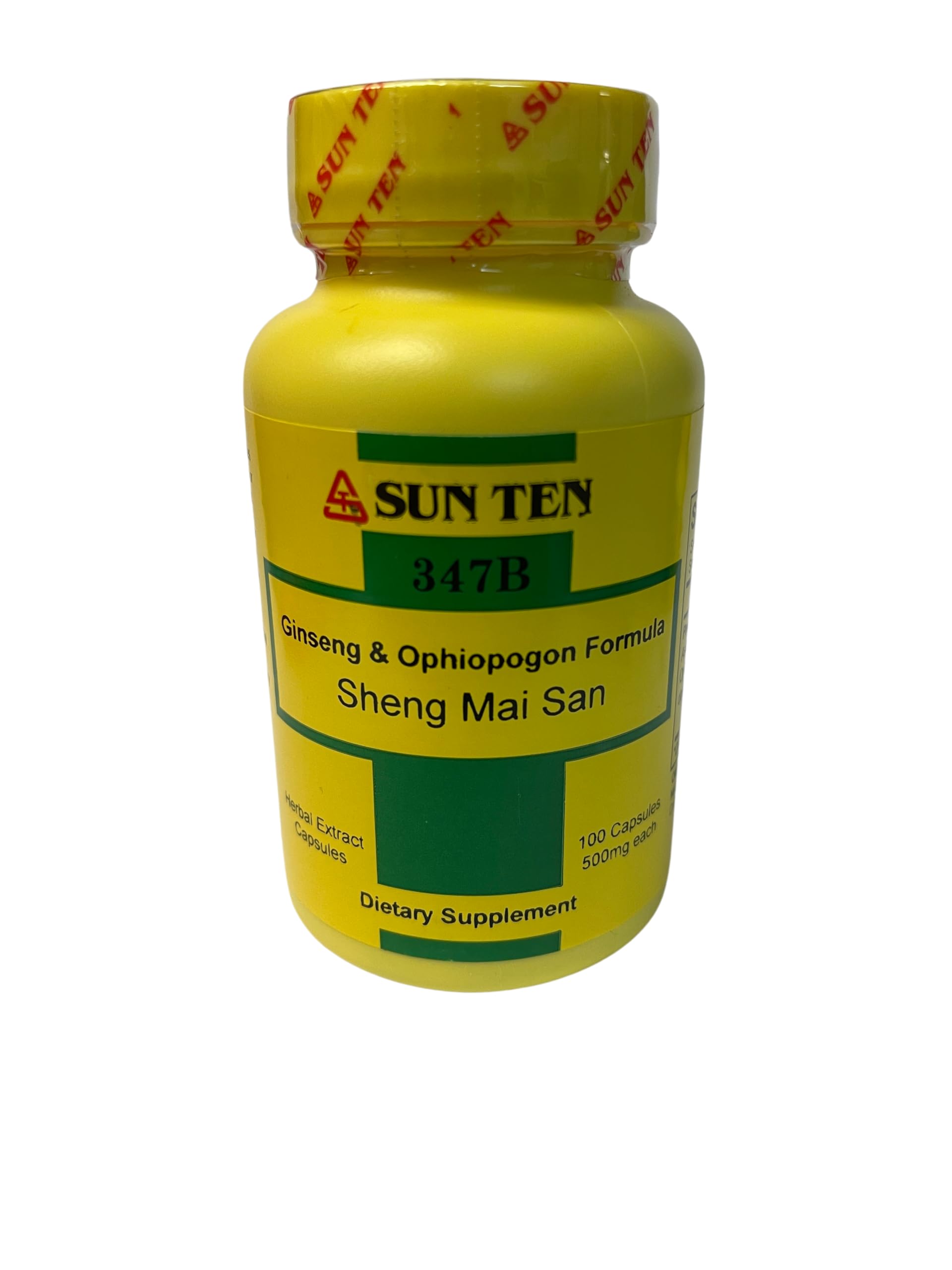 Sun Ten - Ginseng & Ophiopogon Formula Capsules/Sheng Mai San/生脈散 - 1 Pack