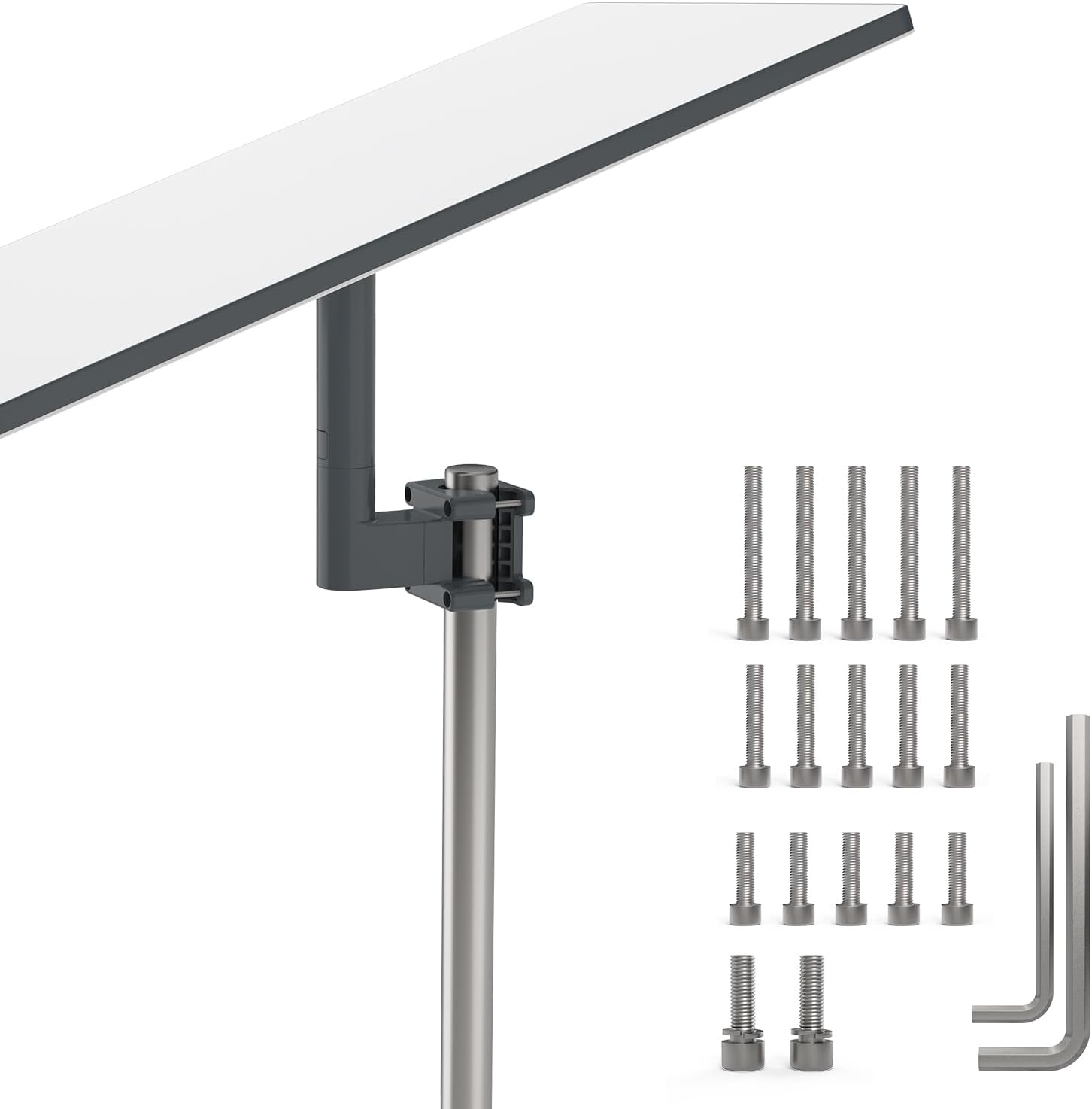 Starlink Gen 3 Mount, Portable Starlink RV Mount, Clamp Mount for Starlink Standard Gen 3, Standard V3 RV Ladder Mount for Travel for Pole, RV, Roof, Pipe