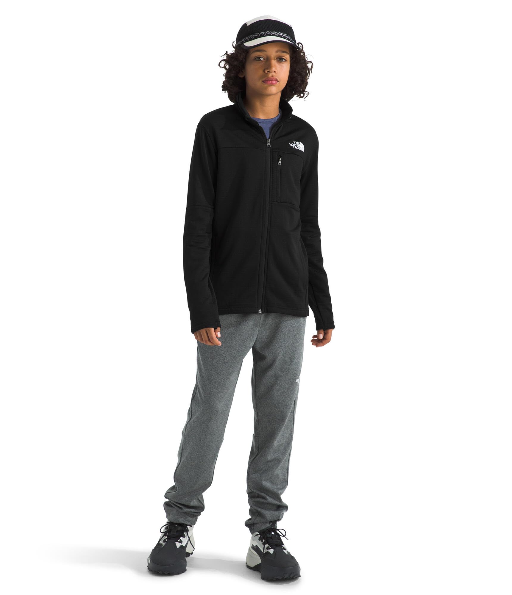 THE NORTH FACE Teen Hike Midlayer Fz T-shirt Unisex - Bambini e ragazzi (Pacco da 1)
