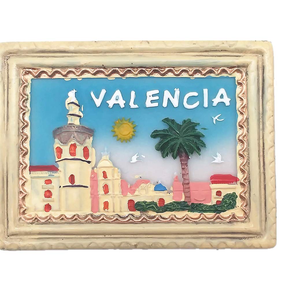 3D Valencia Spain Fridge Magnet,Home & Kitchen Decoration sticker,Spain Valencia Refrigerator Magnet tourist souvenir gift