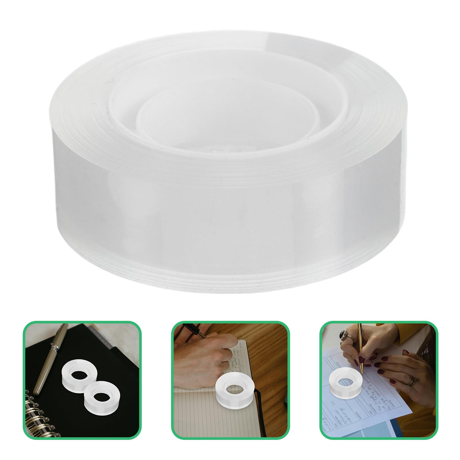 DOITOOL 48 Rollos Cinta Adhesiva Transparente Recarga Fácil de Manualmente Fuerte Adhesión para Oficina Escuela Suministros de Papelería