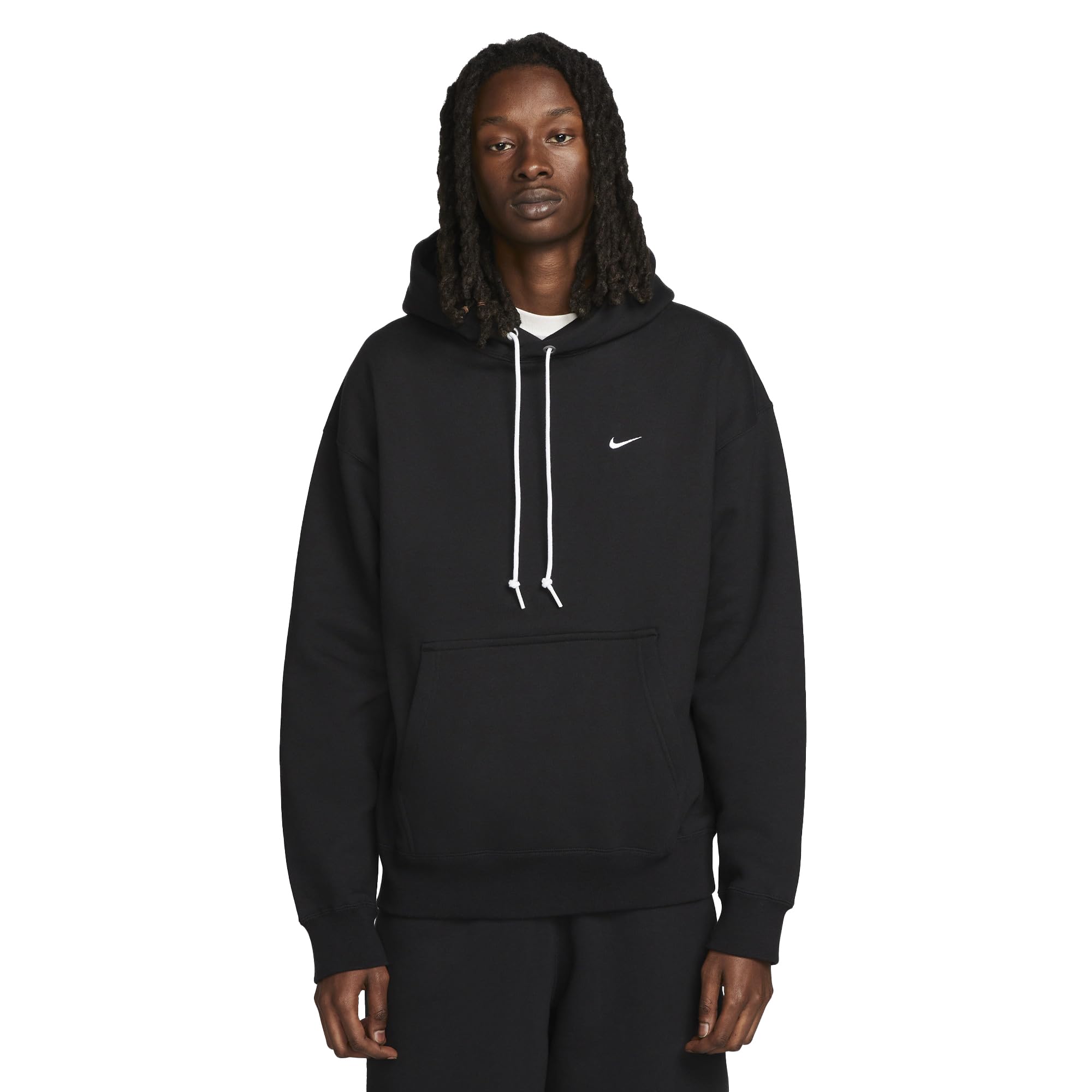 Nike DX1355-​010 Solo Swoosh Sweatshirt Hombre Black/​White Tamaño L