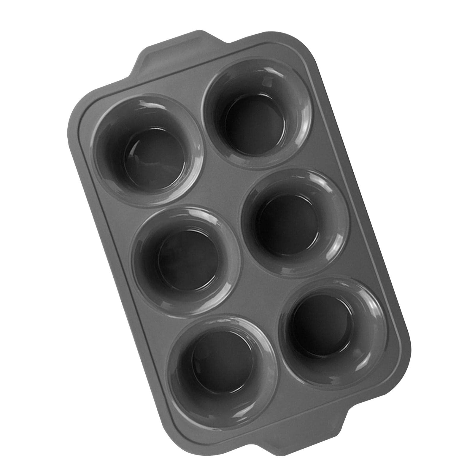 Juego de 6 moldes para tartas de silicona | Mini moldes para magdalenas de silicona antiadherente, moldes de silicona para hornear, para horno, nevera, congelador | magdalenas de silicona antiadherente, moldes de silicona para hornear, para horno, , conge
