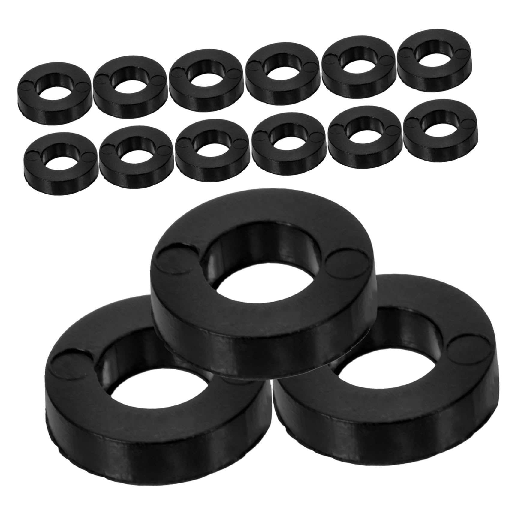 Sosoport 100pcs Drum Set Washers Tension Rod Washers for Snare Drums Instrument Accessories