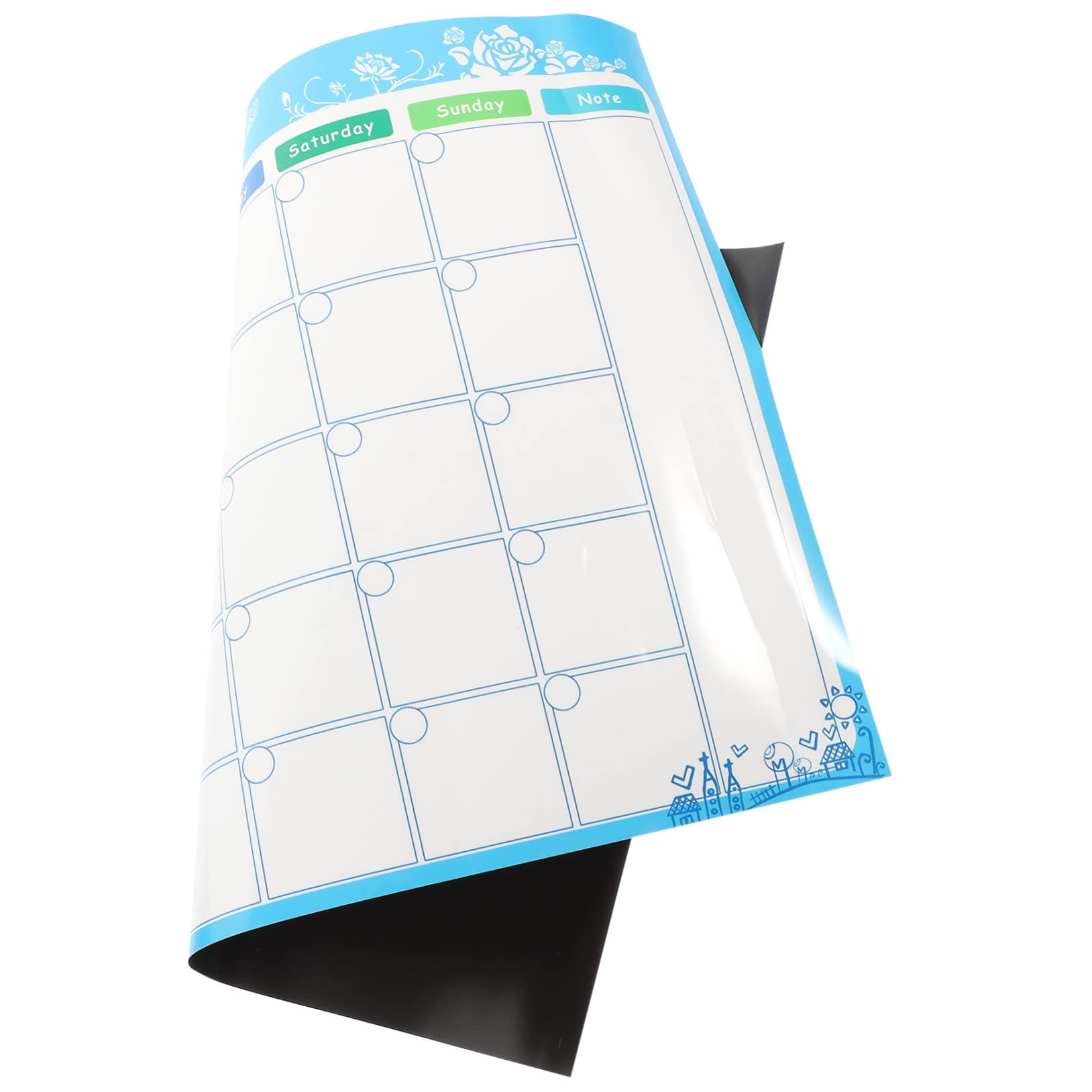 NUOBESTY 5stücke Magnetischer Kühlschrankplaner Mit Abwischbarem Whiteboard Magnetisches Planungsboard Für Monatliche Und Wöchentliche Organisation Für Küche Und Büro Mit Praktischen