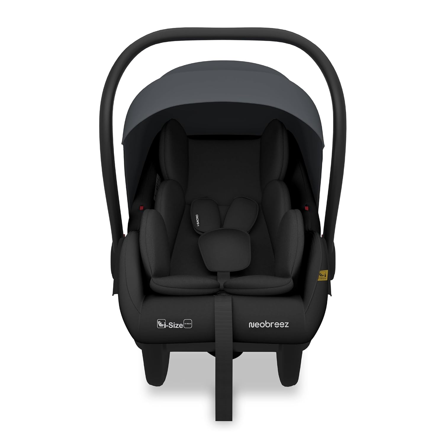 Neobreez i-Sacro i-Size Infant Car Seat|Lightweight Baby Carrier Car Seat|Includes Seat Reducer&Seat Wedge,3 Point Strap|E