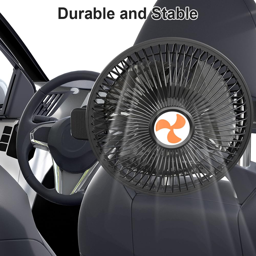 12 volt car fan for cigarette lighter socket Amazon.com: AOWEITOUR 12 Volt Oscillating Car Fan, 6