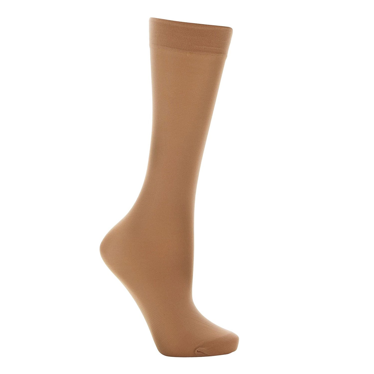 Joanna Grey Women's Natural Joanna Gray 10 Pair Pack Knee High Pop Socks 15 Denier (Natural)
