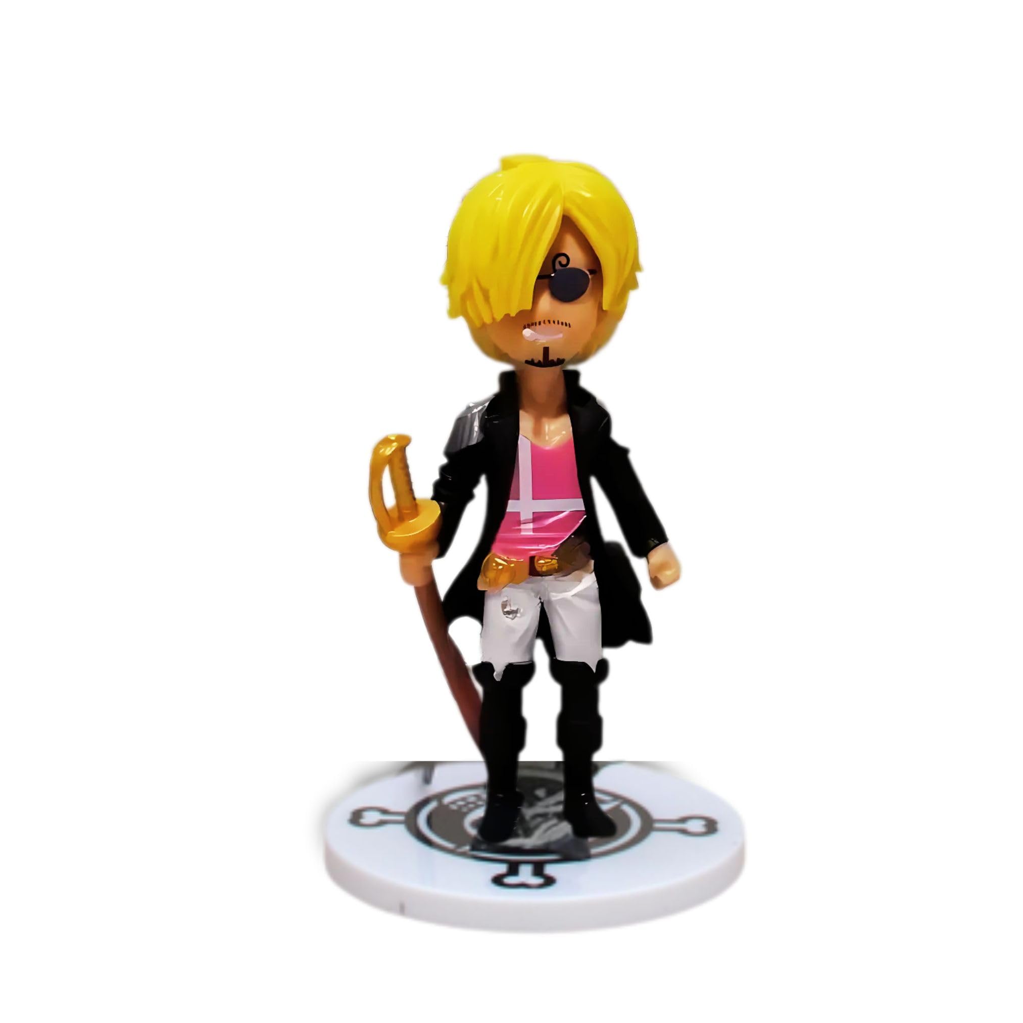 MONKEYTAIL Sanji Action Figure for Kids & Adults | 1Piece Anime Theme Collectible Figurines for Study Desk, Dashboard, or Home Decor