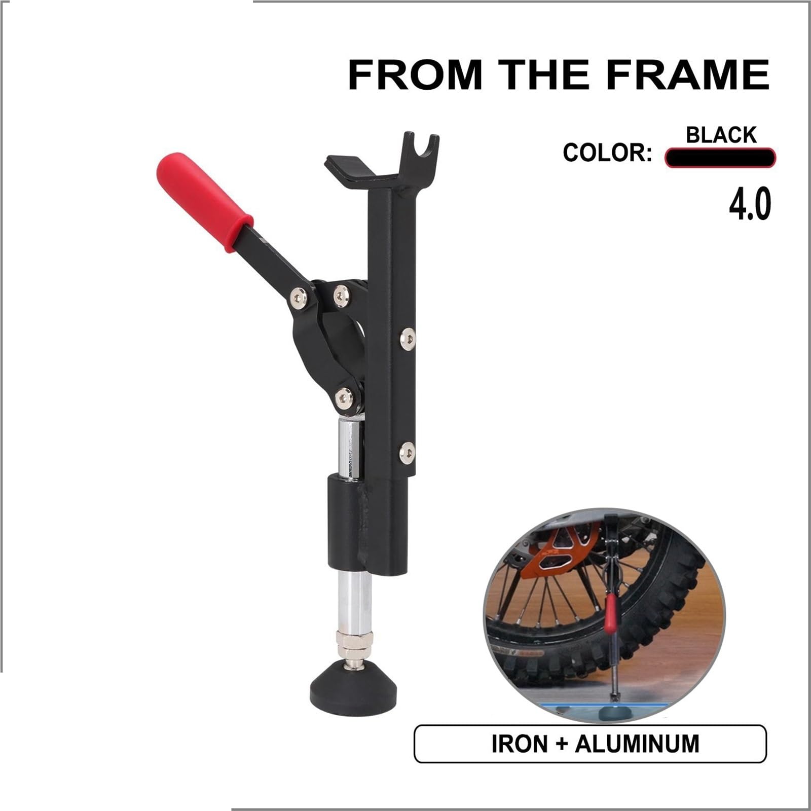 béquille centrale Support De Roue Universel, Béquille Latérale, Bras Oscillant Pour Moto, S'applique À YAMAHA, S'applique À HONDA(5.0)