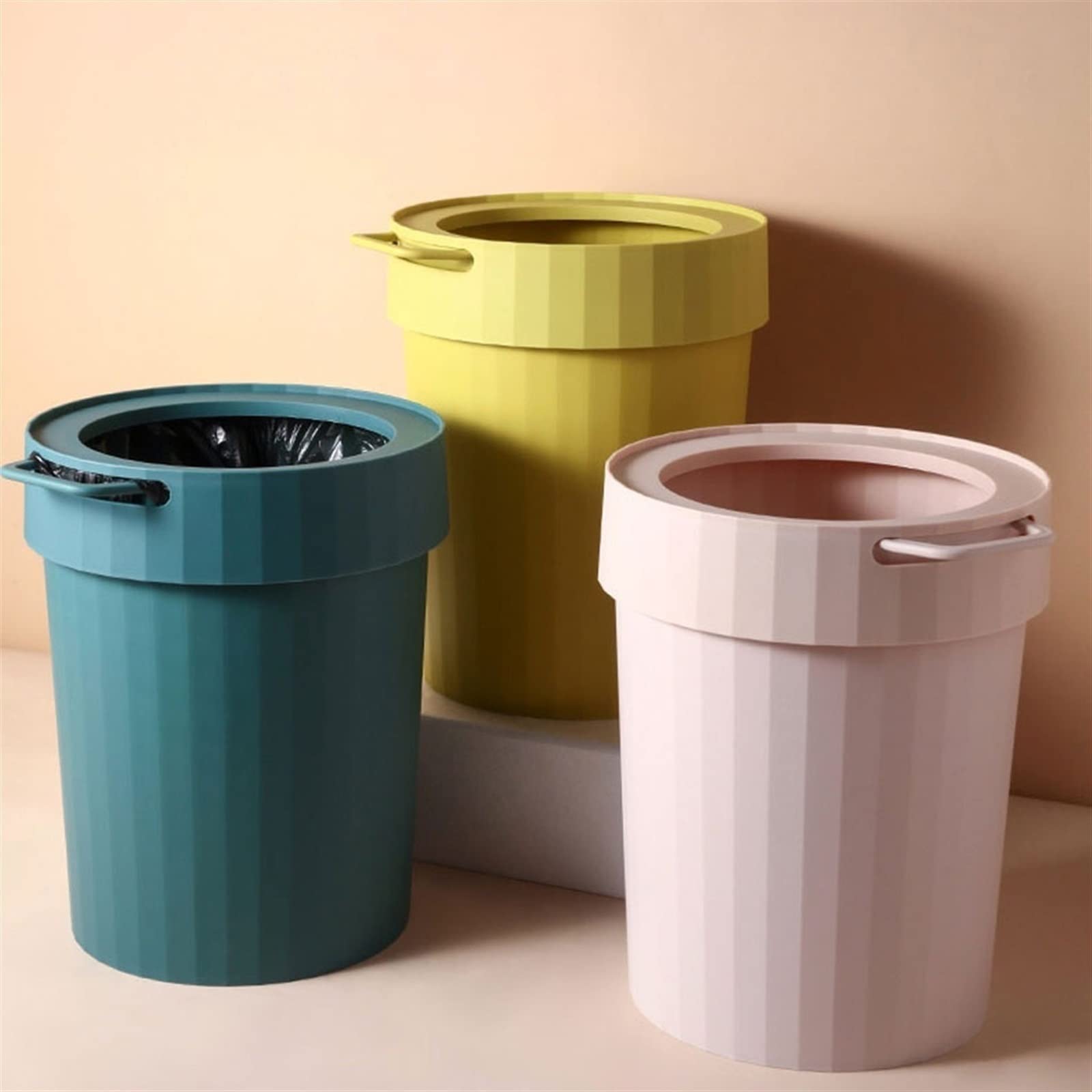kosz na śmieci Plastikowe pojemniki na śmieci do kuchni 12 litrów bez pokrywy mogą być przenośnymi koszami na śmieci do domu, koszem papierowym do sypialni, koszem na odpady papierowe do biura