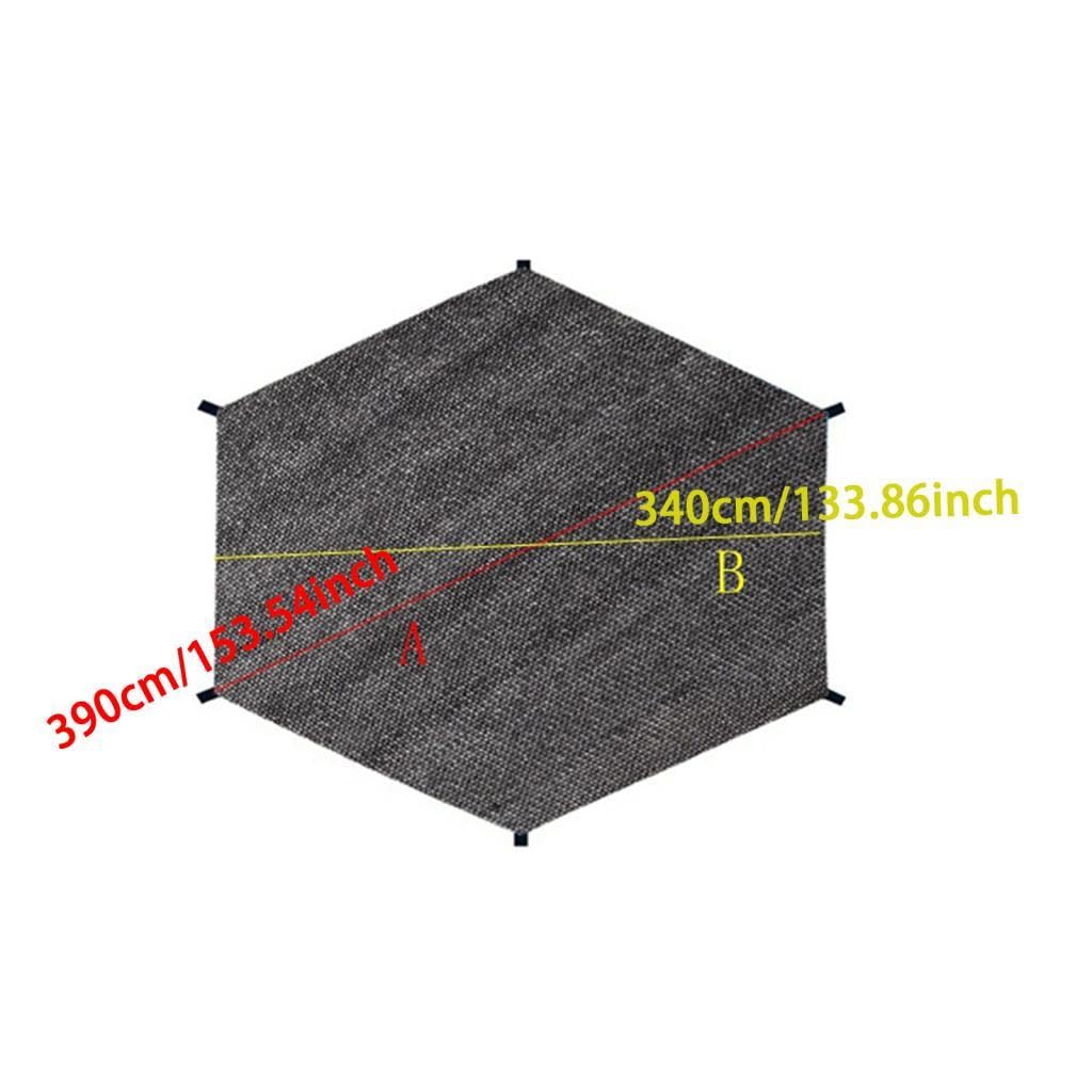 Parasole per Bambini. Protezione Solare per Esterni, Solo per Bambini. Tettuccio Resistente agli Strappi (Nero), 14 Piedi