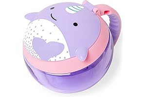 Skip Hop Zoo Snack Cup - A Perfect Snack Solution for Your Little Narwhal-Enthusiast Toddler