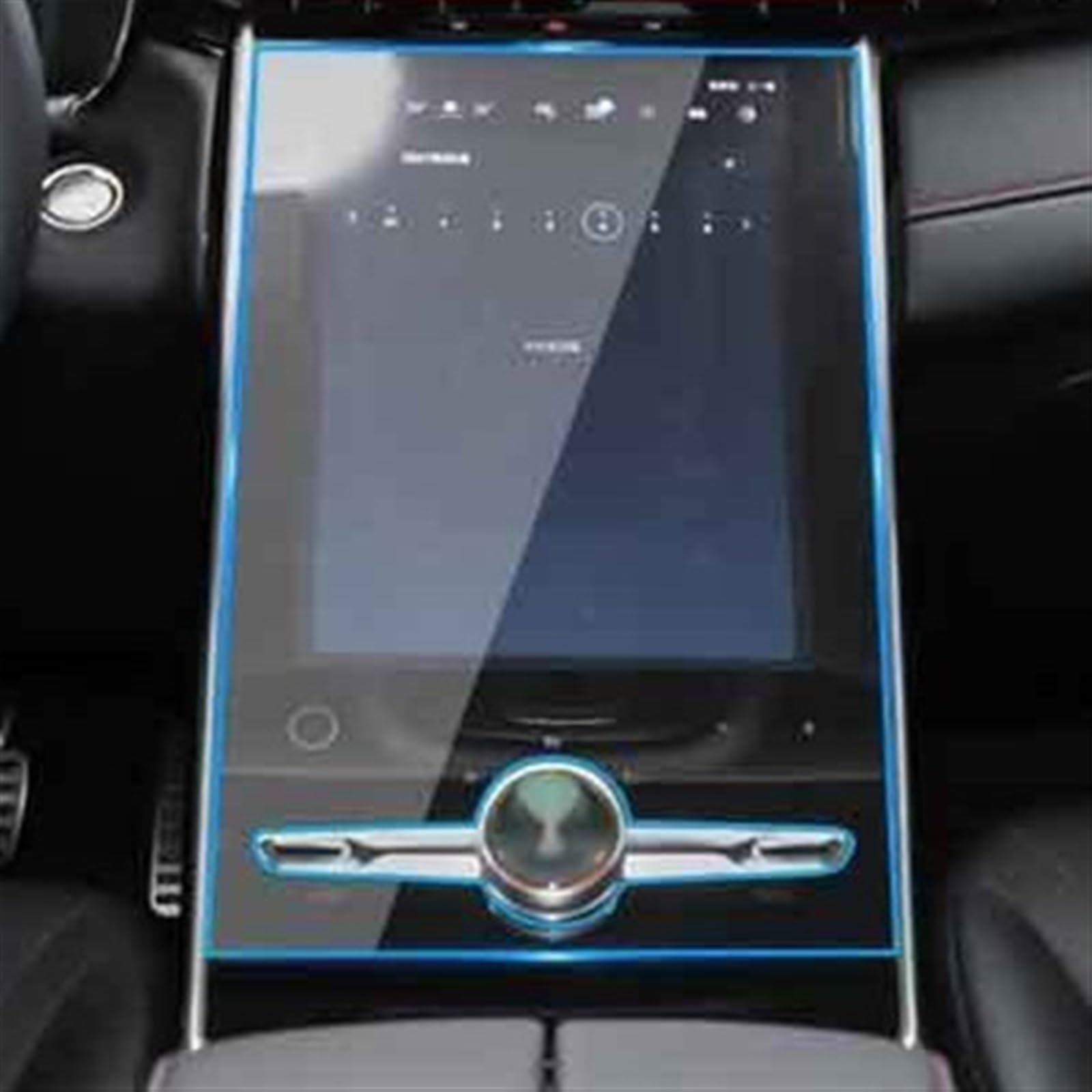 Protezione schermo navigazione Compatibile con MG per Marvel R Electric 2021 2022 Navigazione GPS da 19,4 pollici Schermo in vetro temperato Pellicola protettiva per schermo per auto
